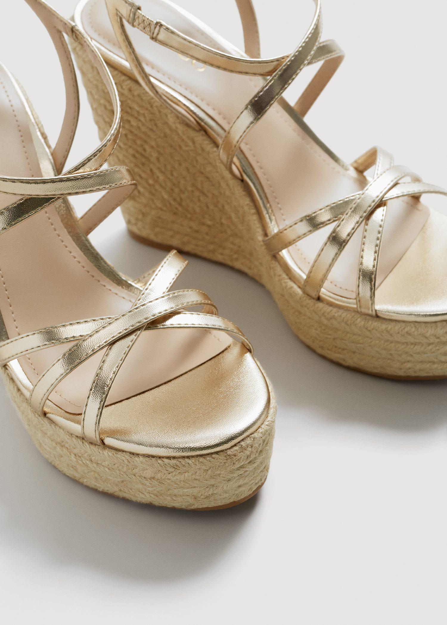 mango criss cross sandals