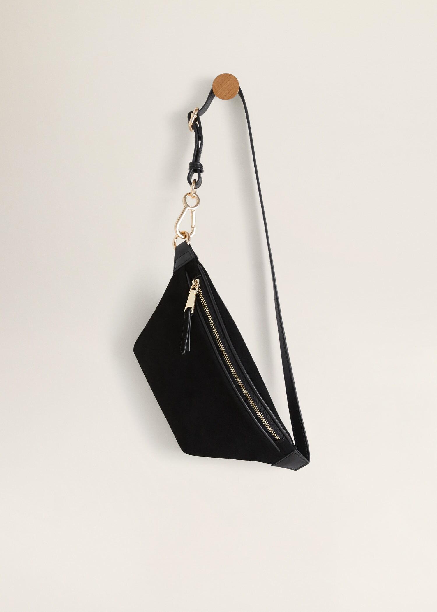 mango leather bum bag