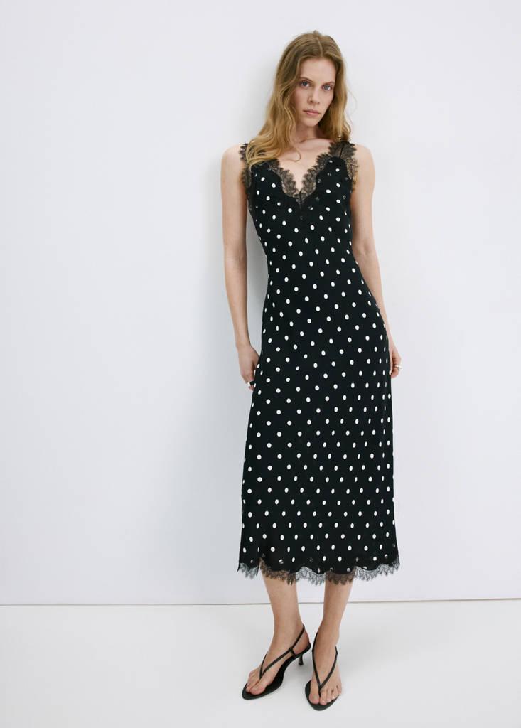 Mango Polka Dot Dresses for Women | Lyst