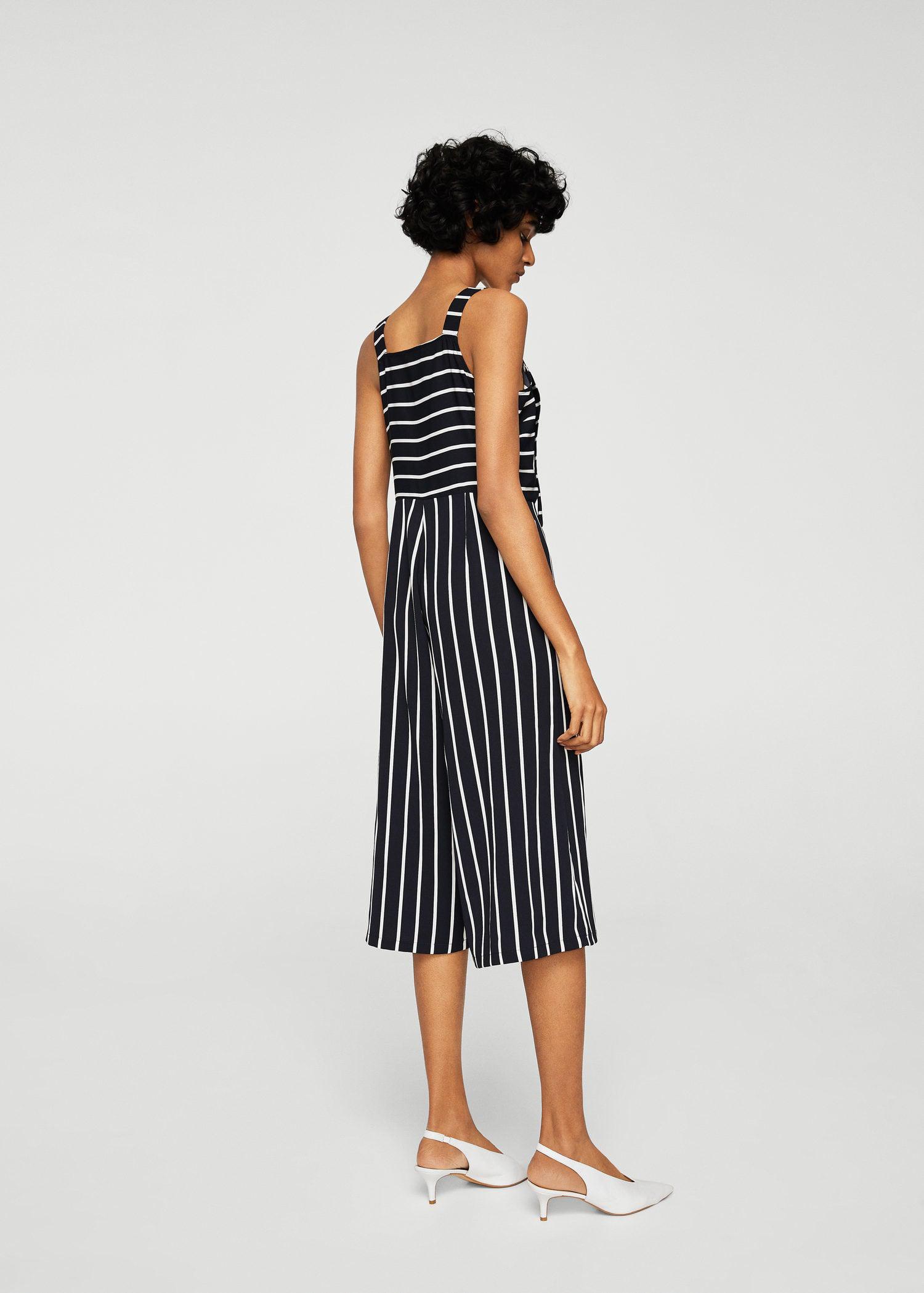 mango navy jumpsuit