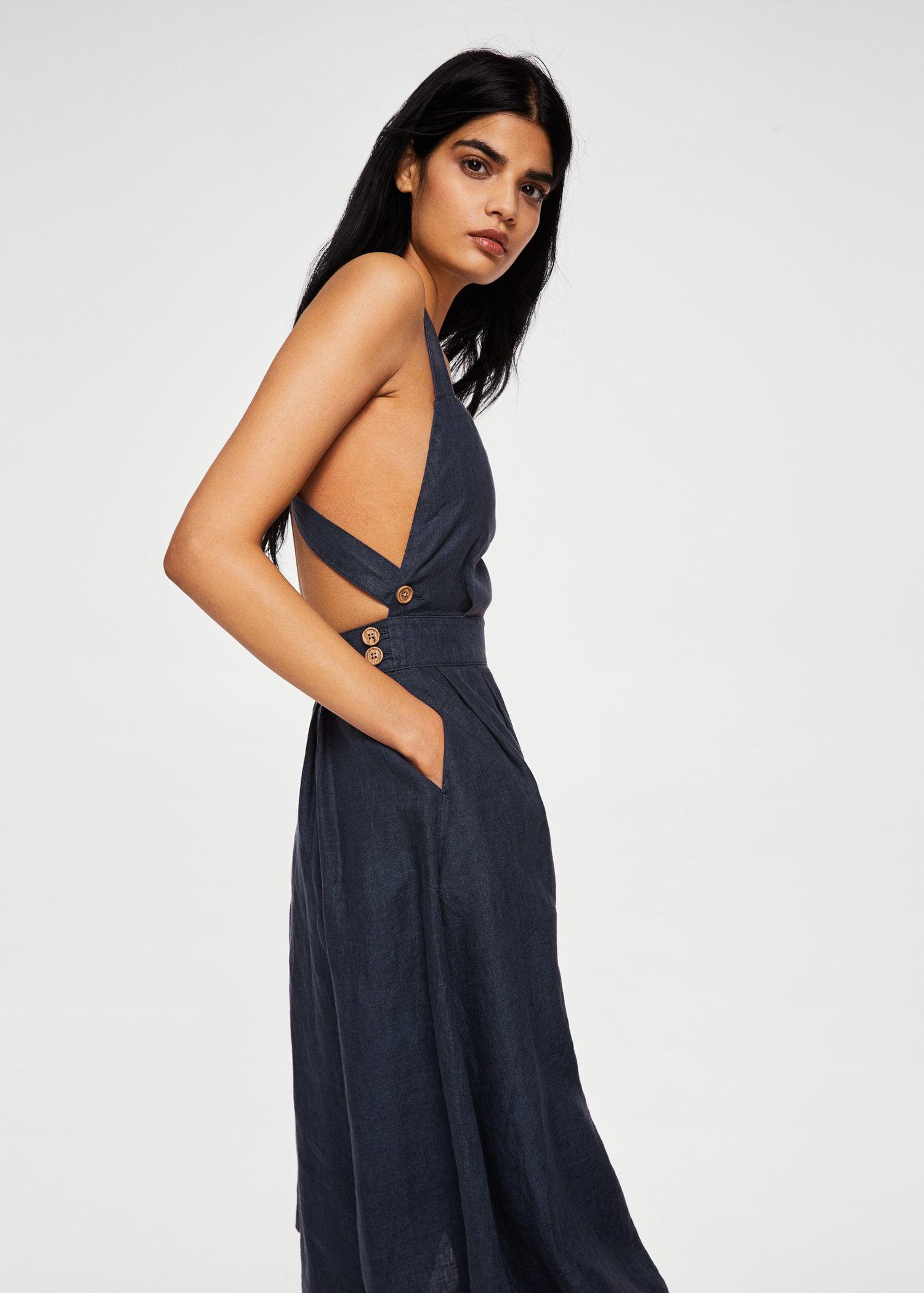 mango navy dress