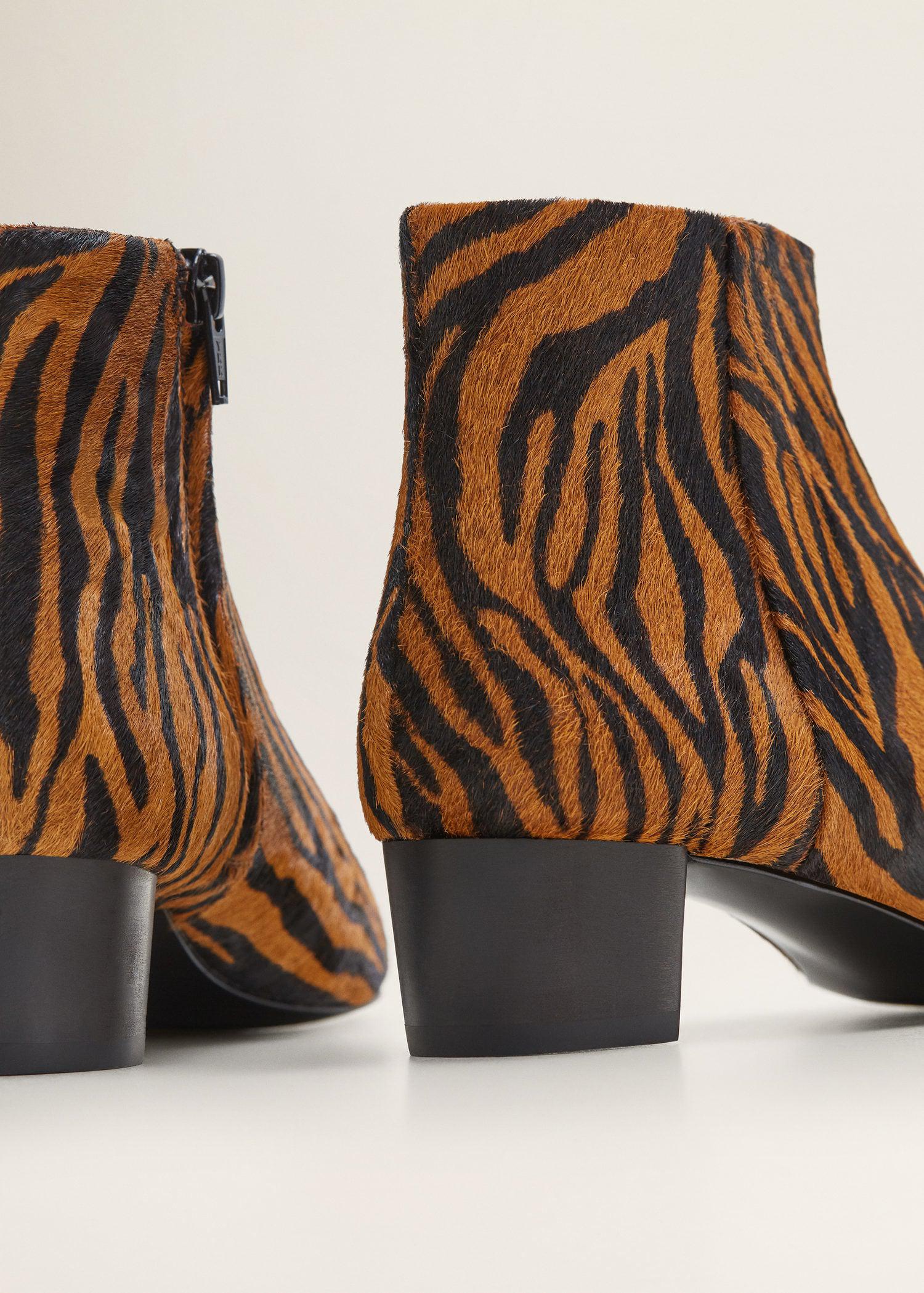 mango animal print boots Big sale - OFF 72%