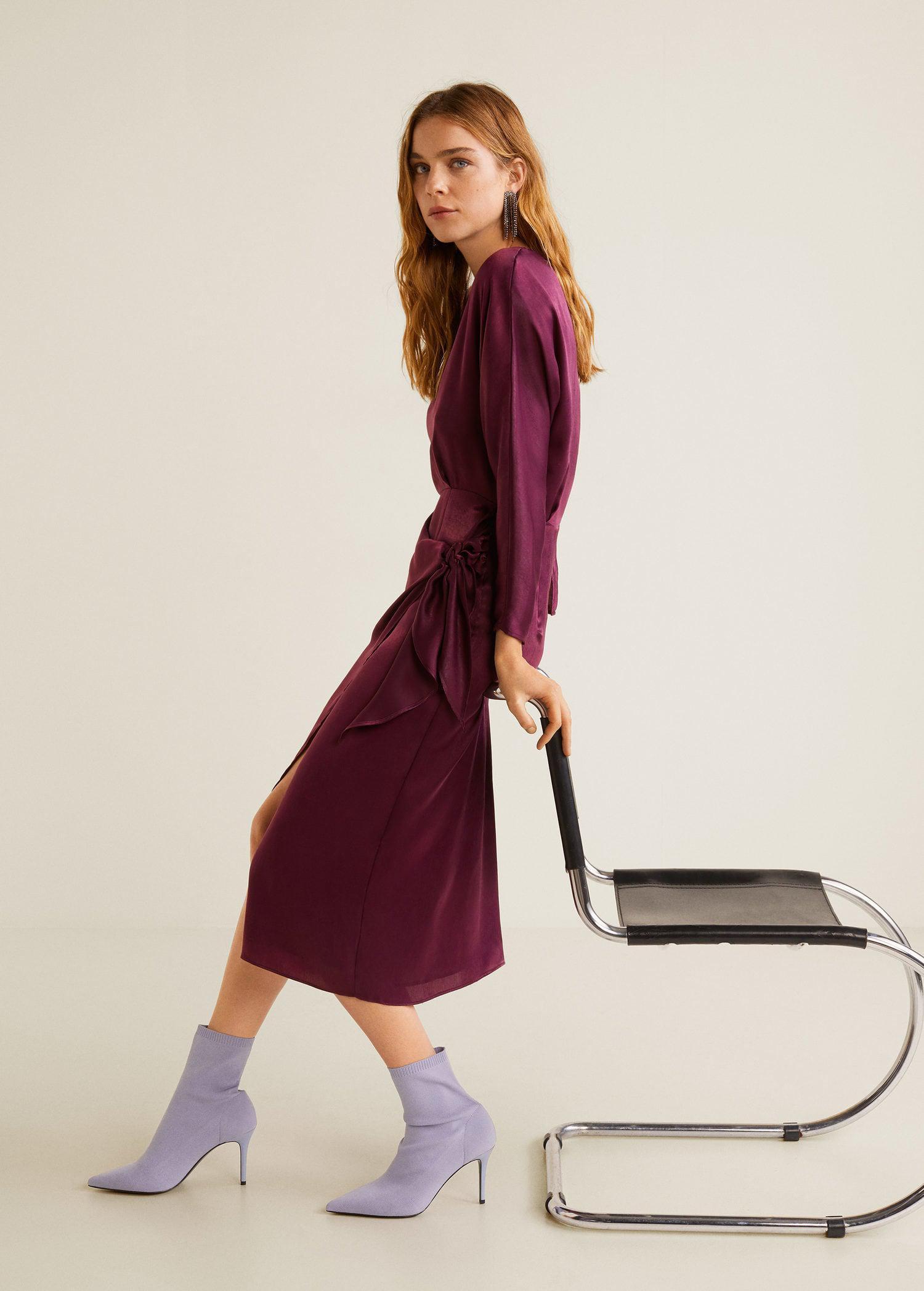 heel sock boots mango