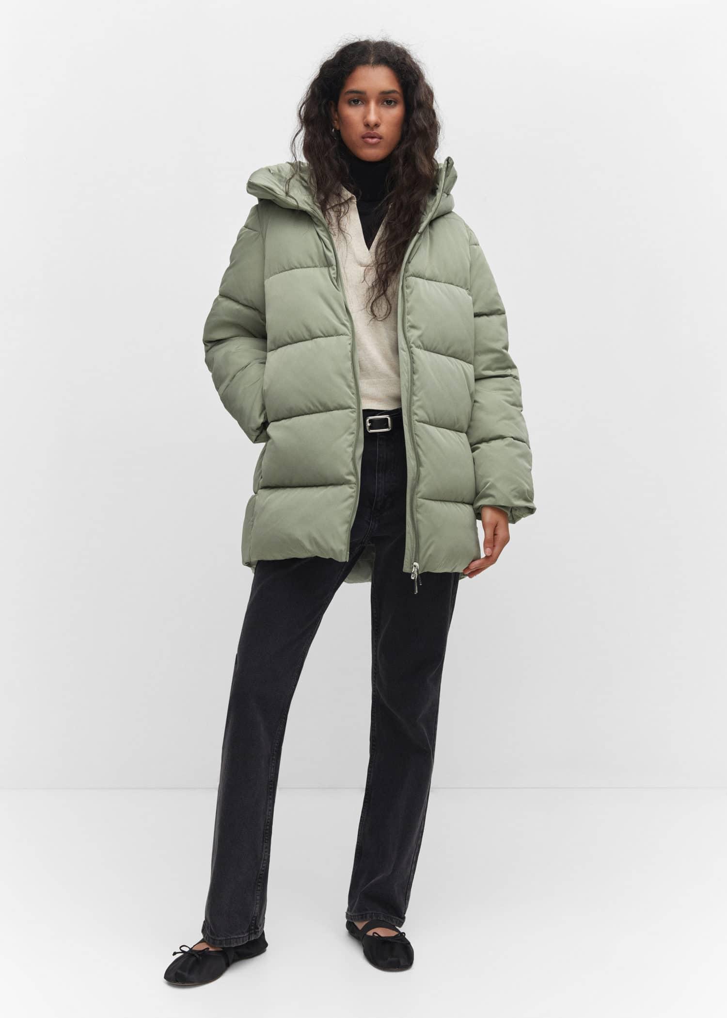 mango padded coat