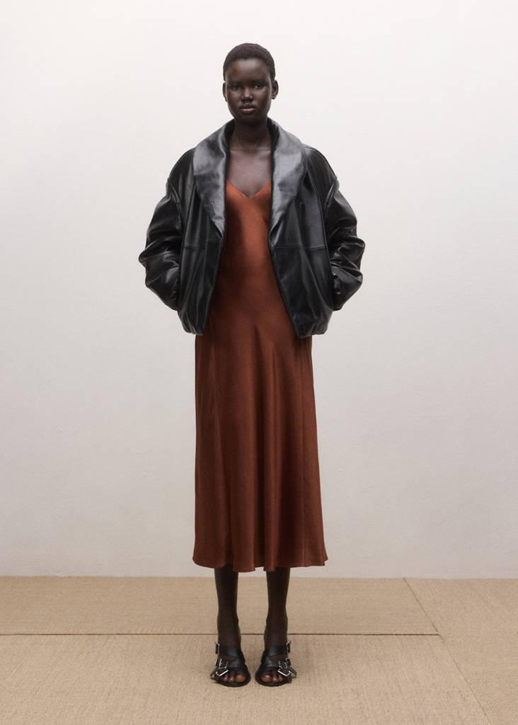 mango brown dress Mango Shift dress - brown