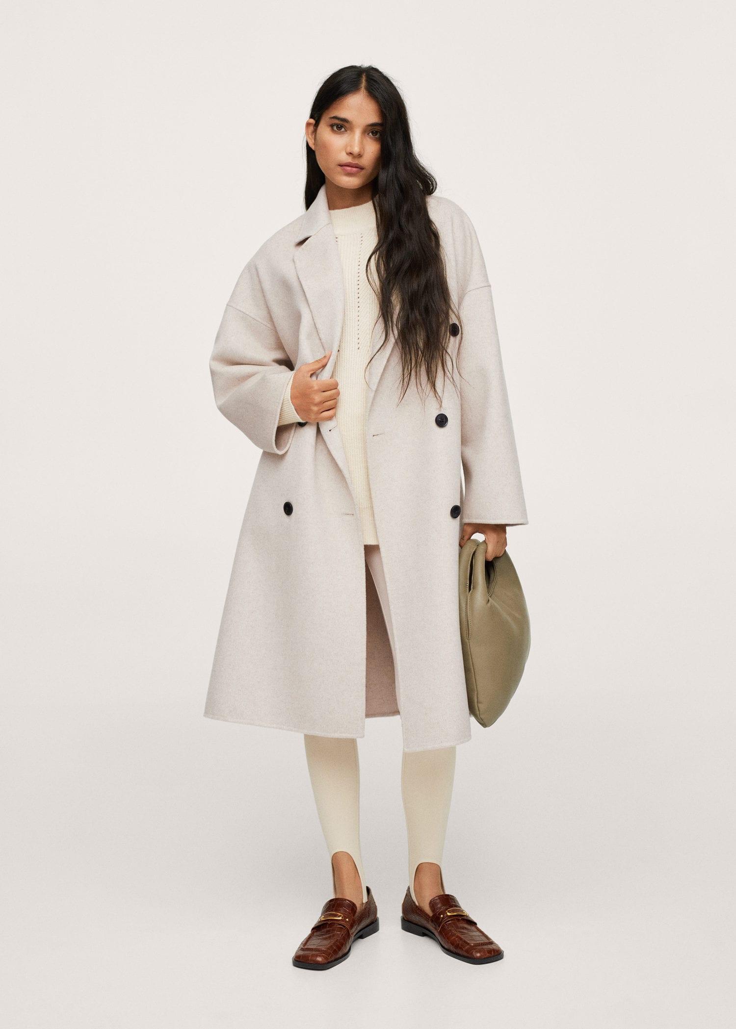 light wool coat