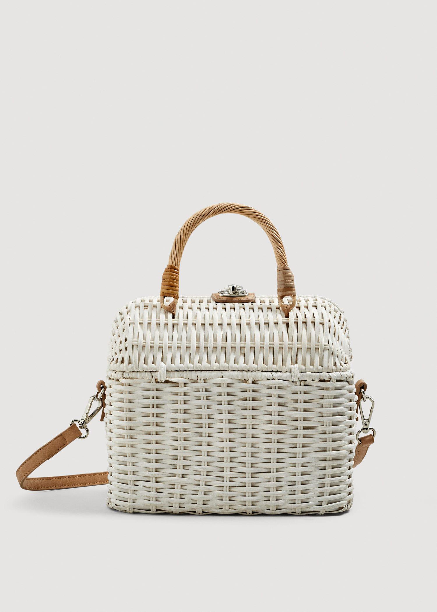 white basket bag