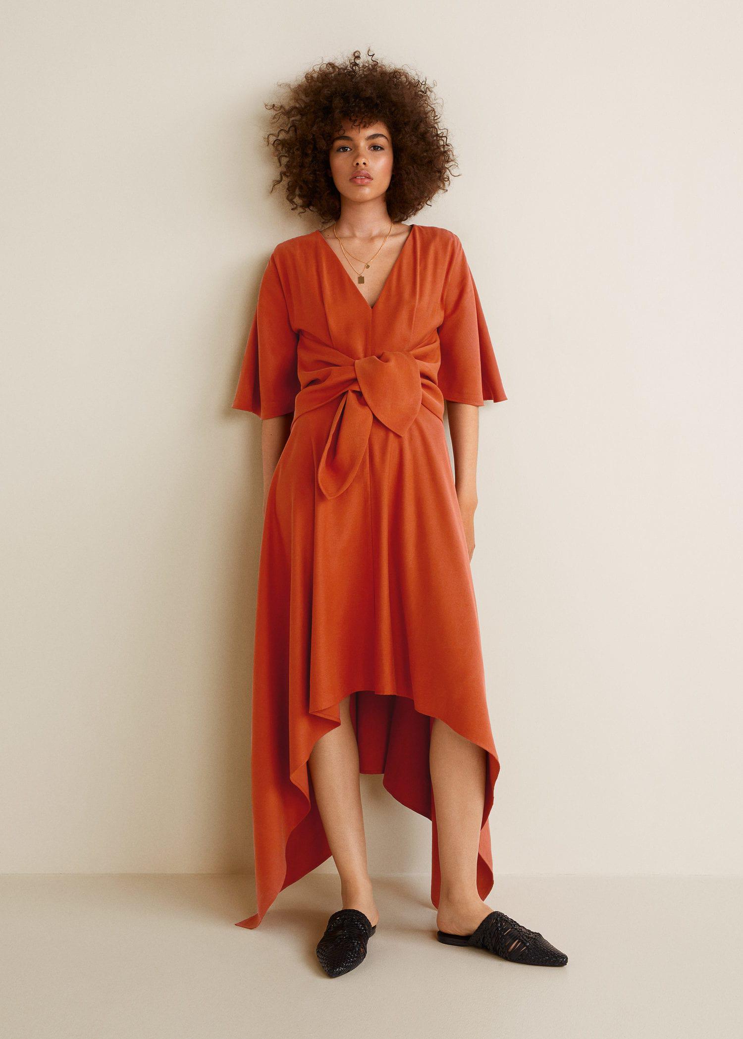 mango bow gown