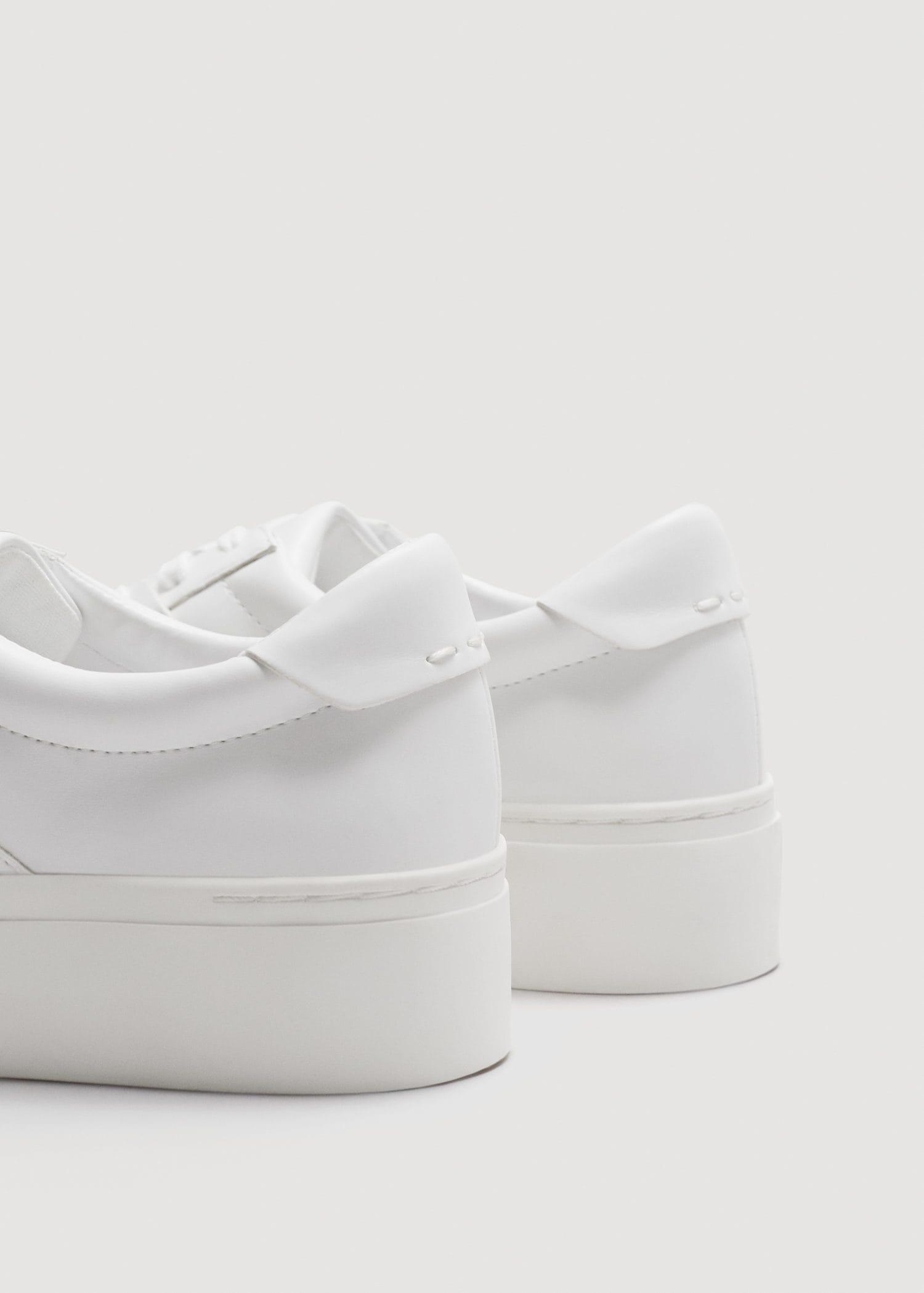 mango sneakers white