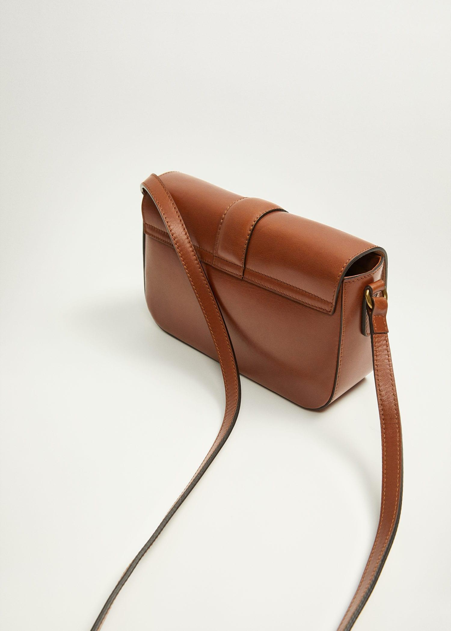 mango leather bag