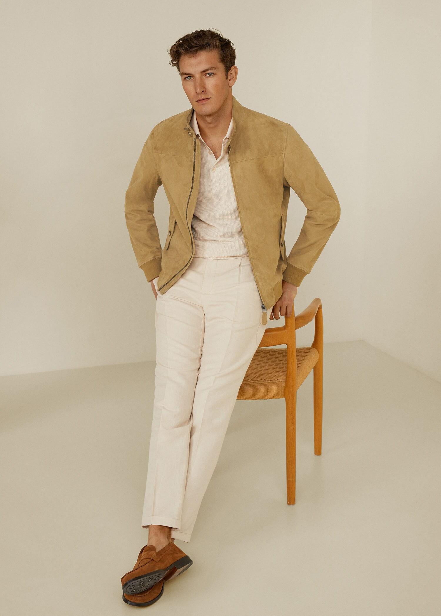 mango mens suede jacket