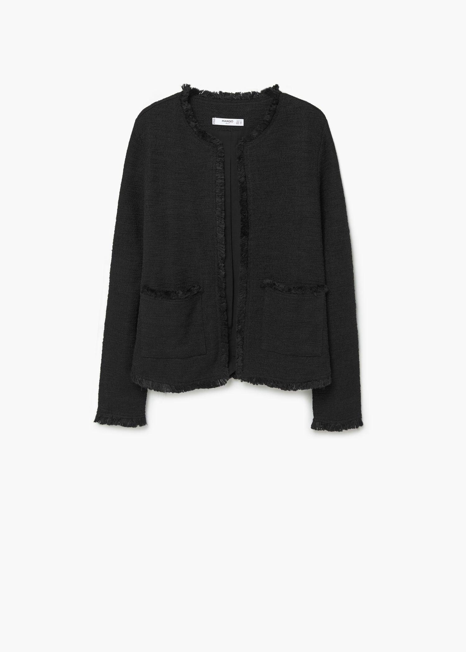 frayed edge jacket