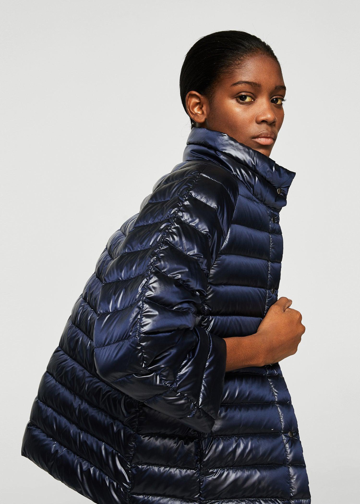 Mango Quilted Down Anorak Factory Sale 