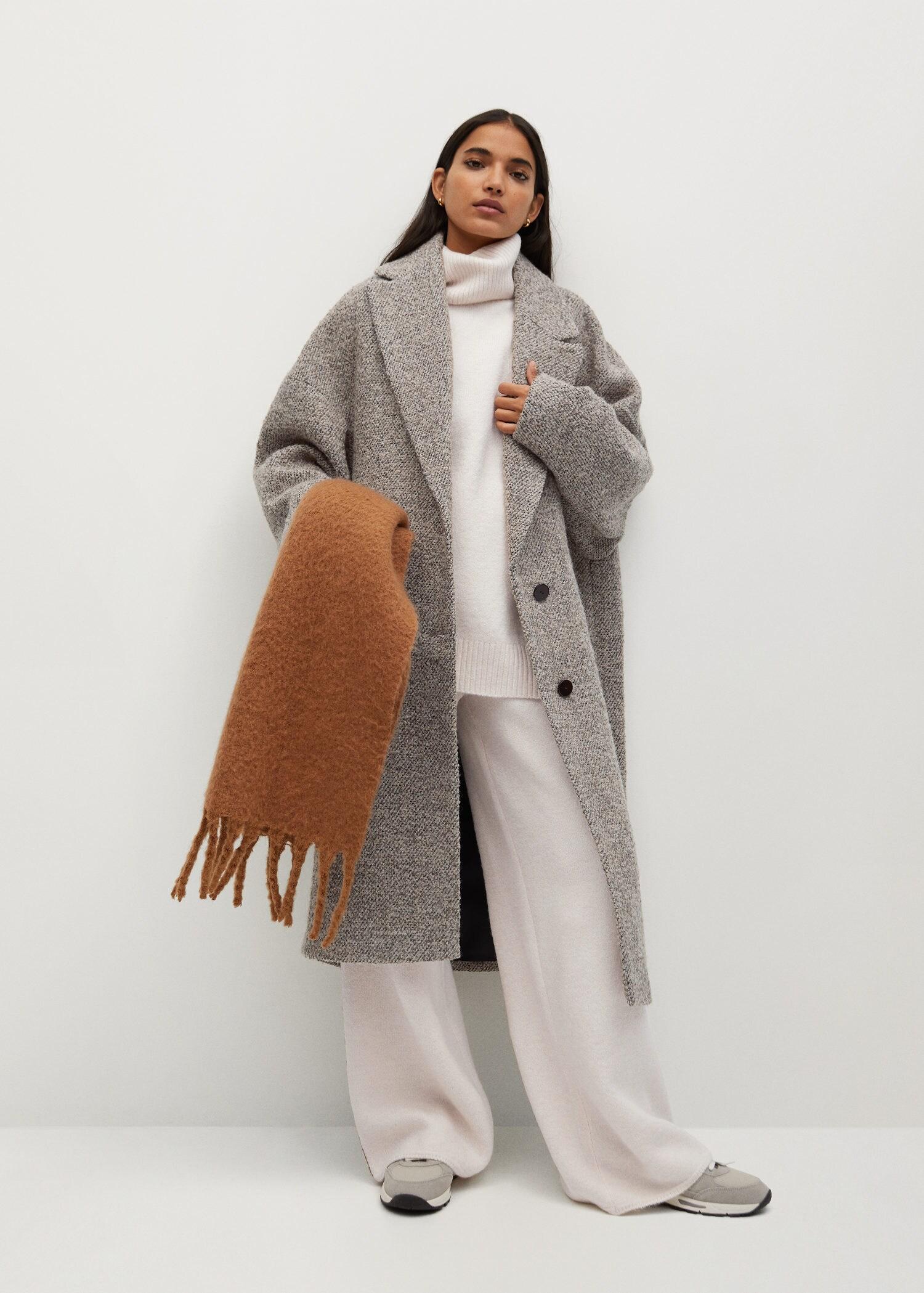 mango coat beige