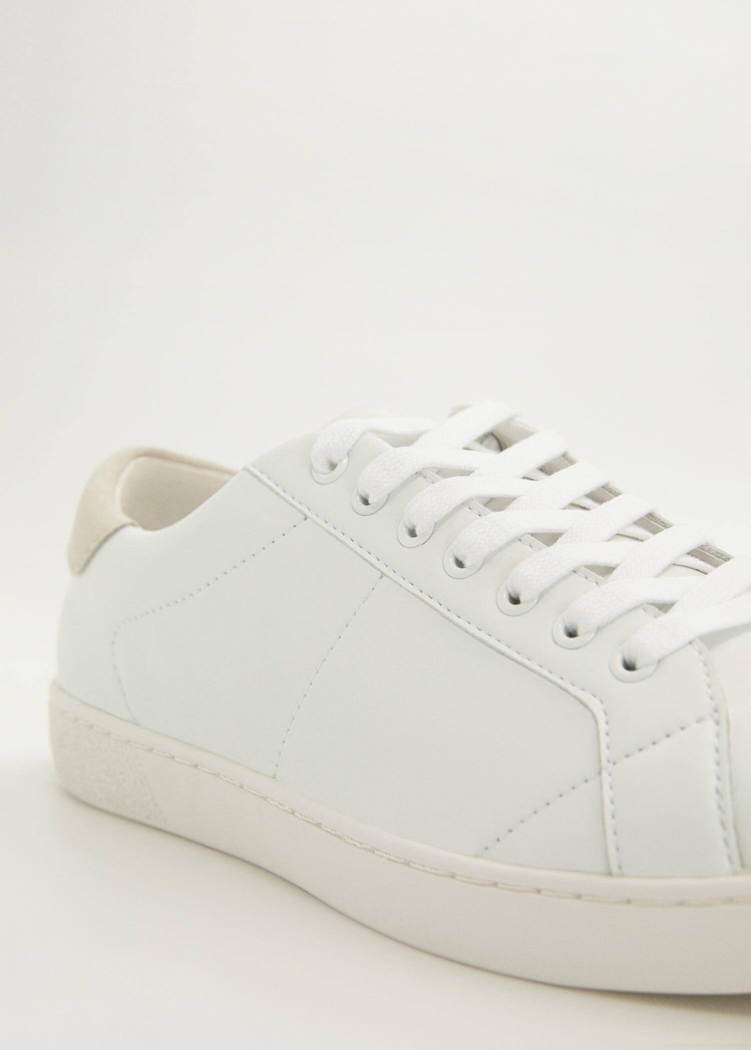 mango sneakers white