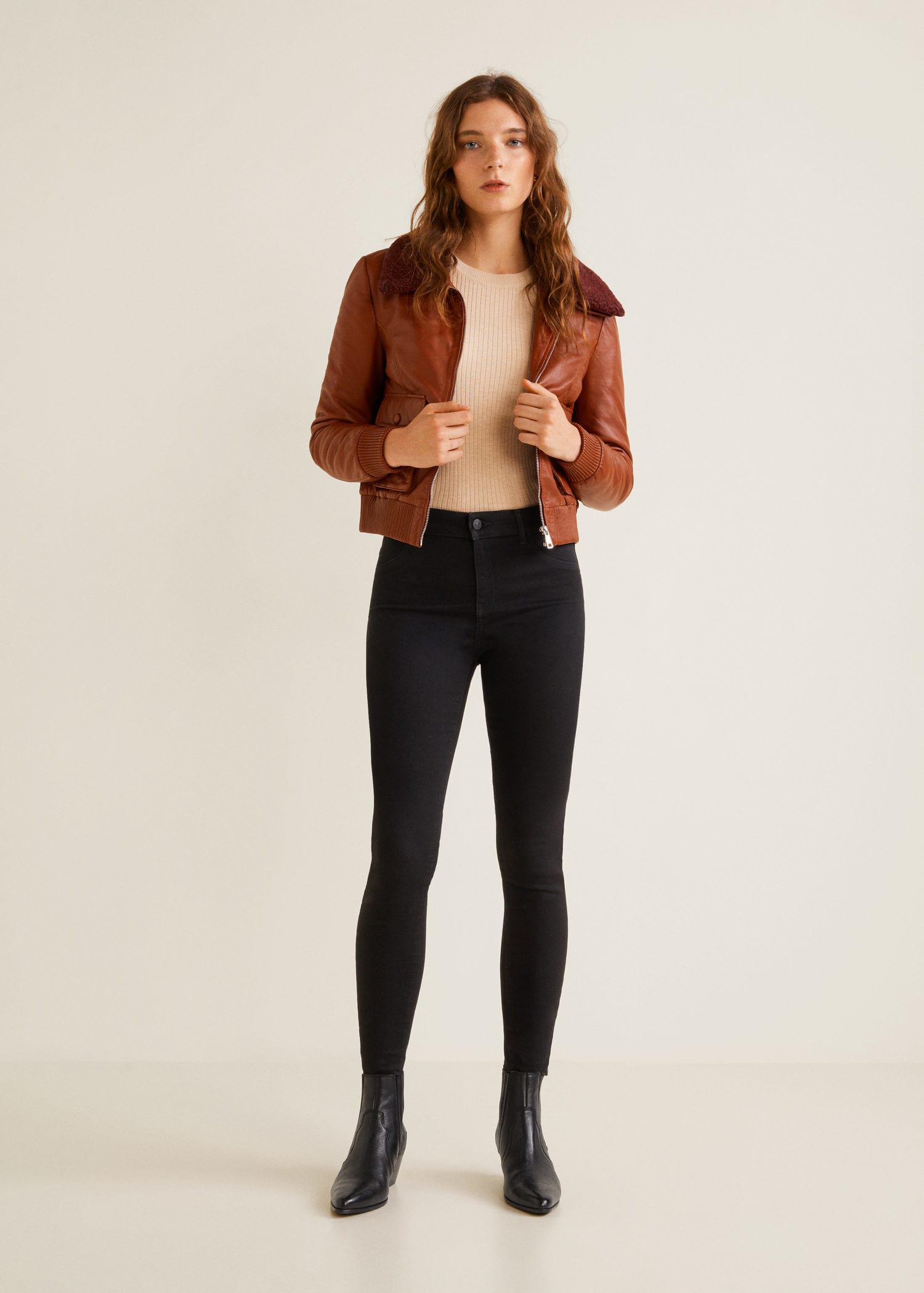 mango jane jeans black