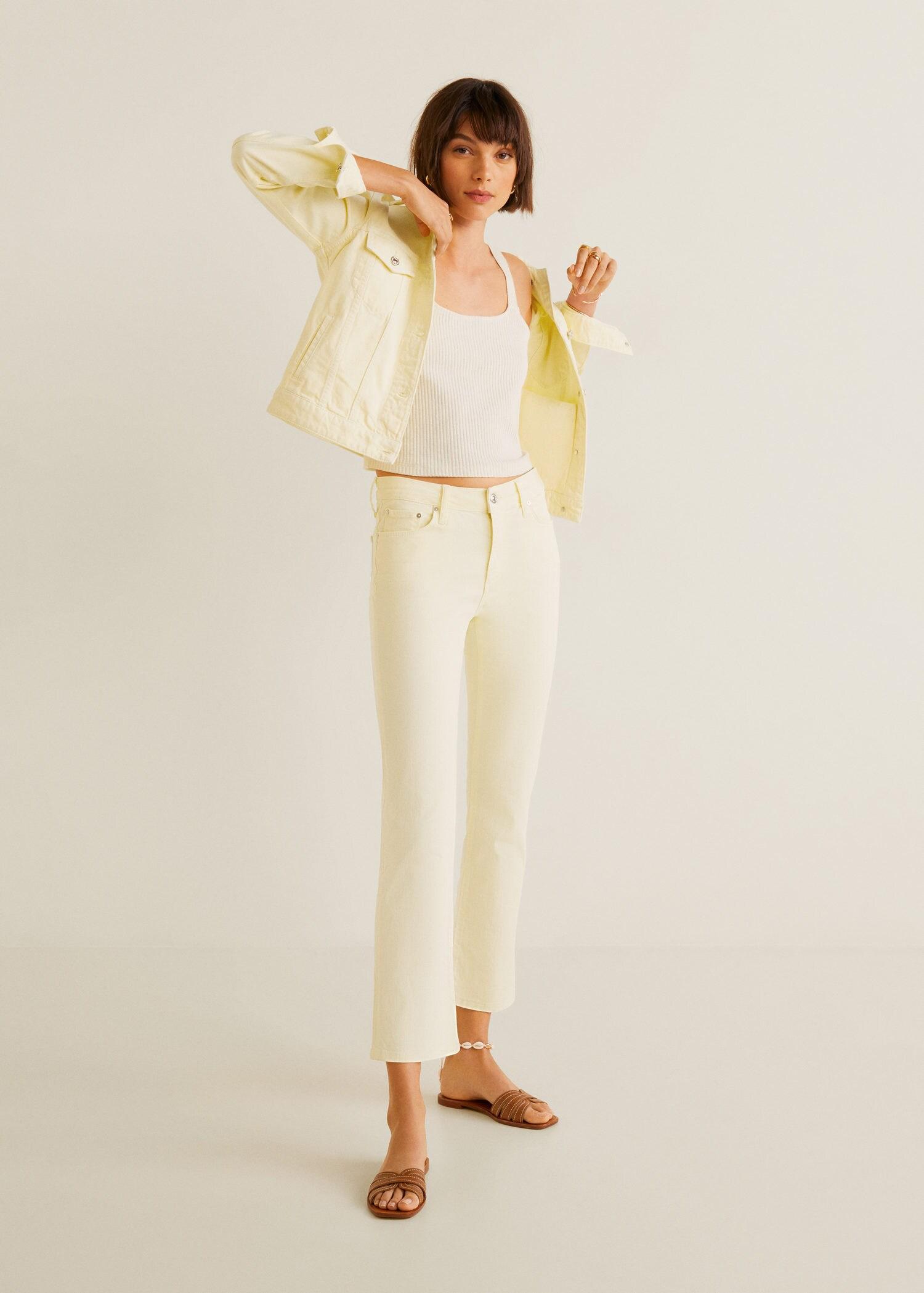 mango pocketed denim jacket