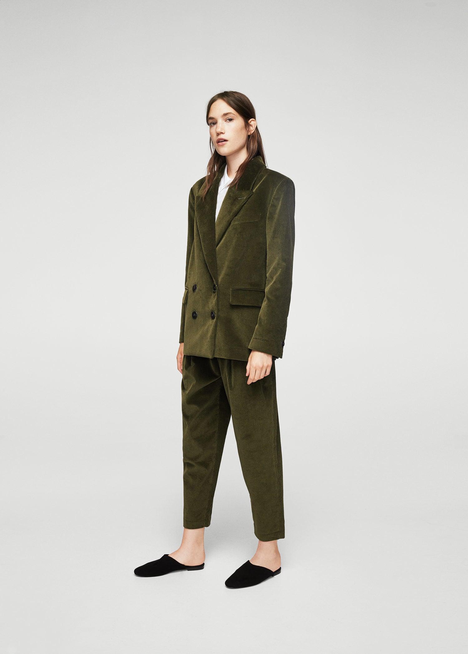 mango khaki blazer