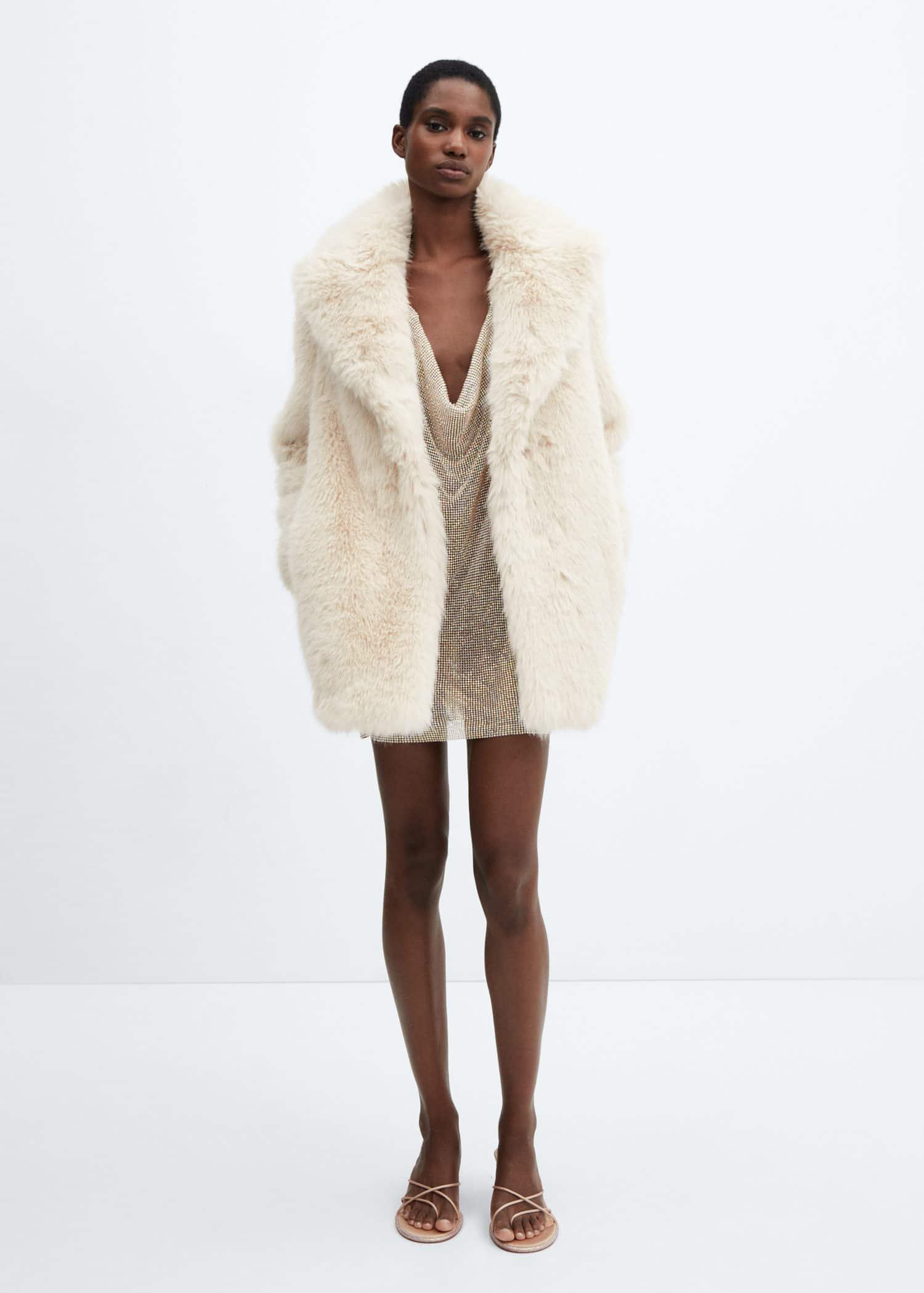 Mango white coat best sale