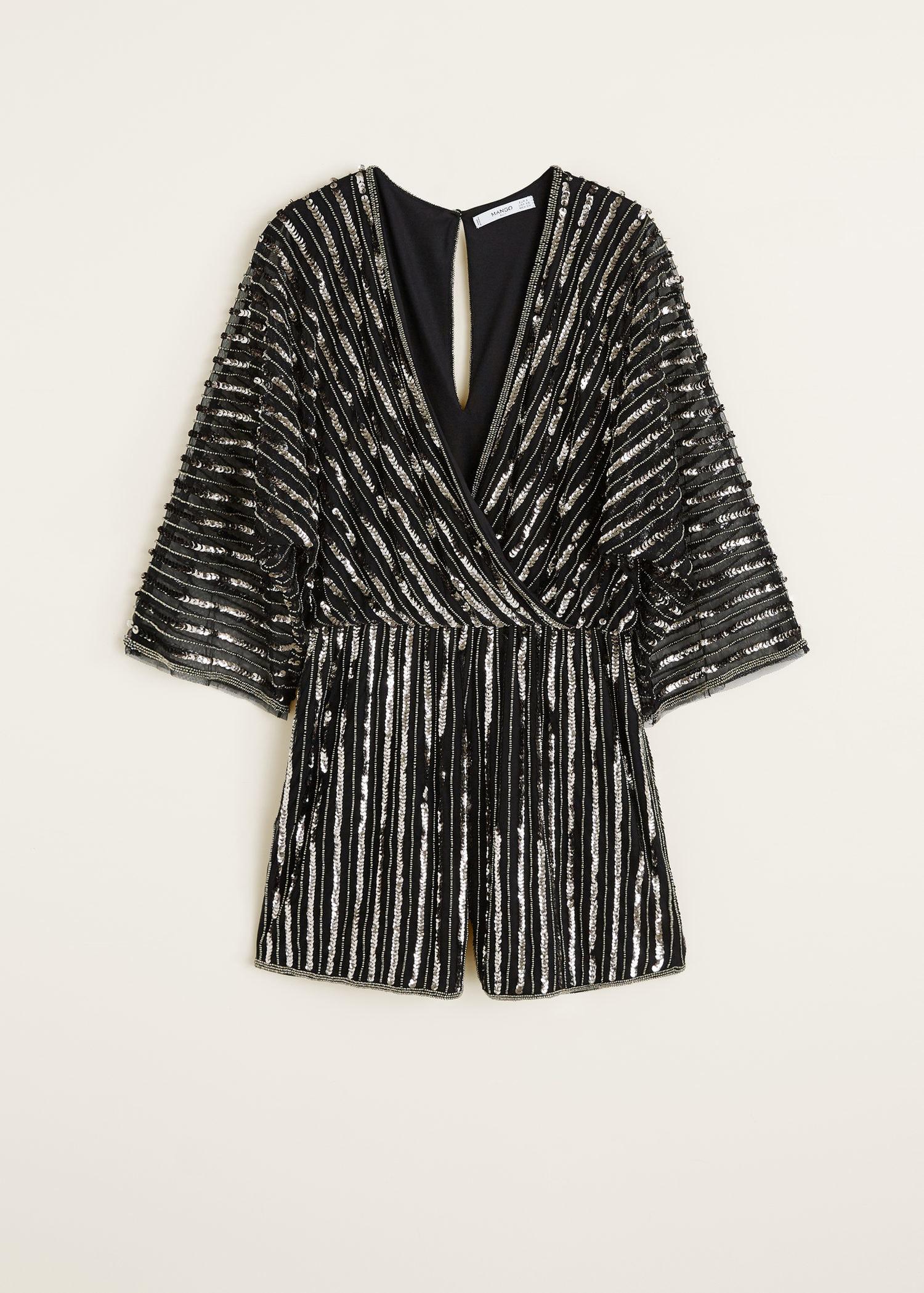 robe sequin mango