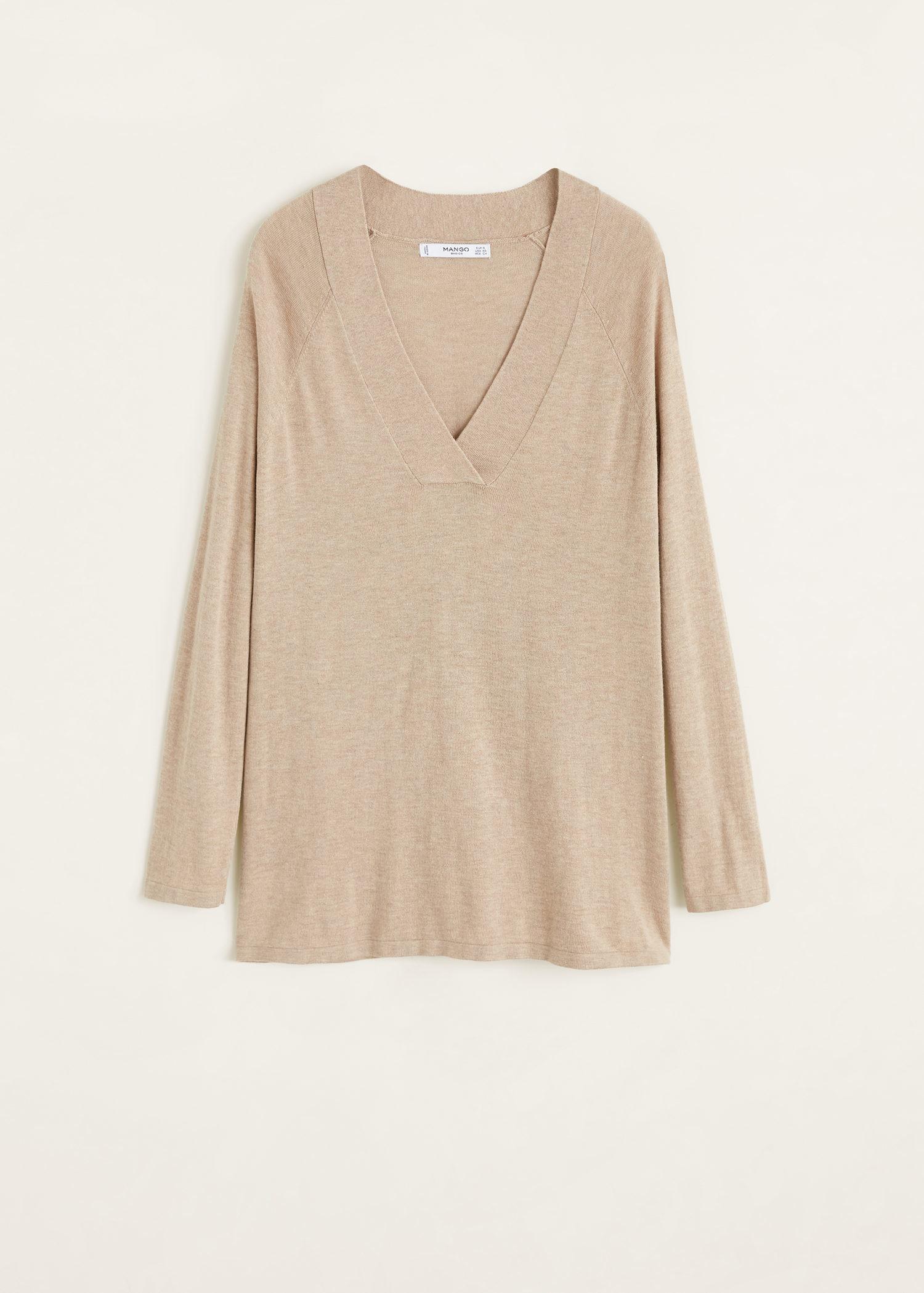 mango v neck sweater