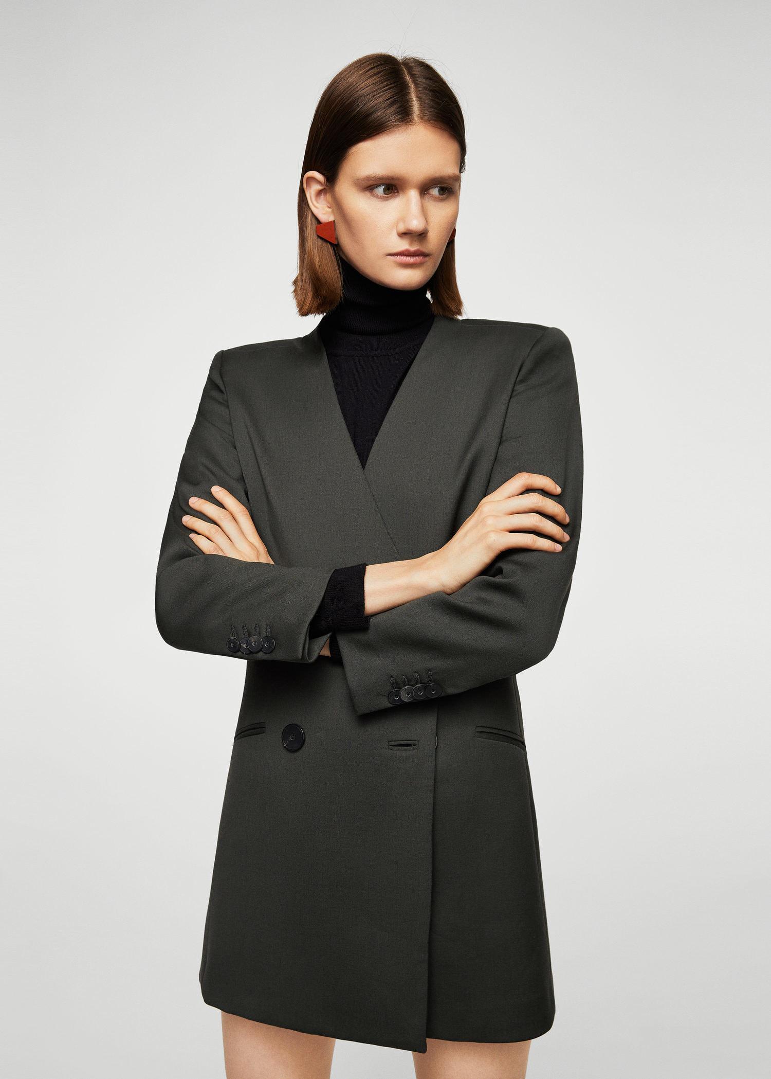 blazer dress mango