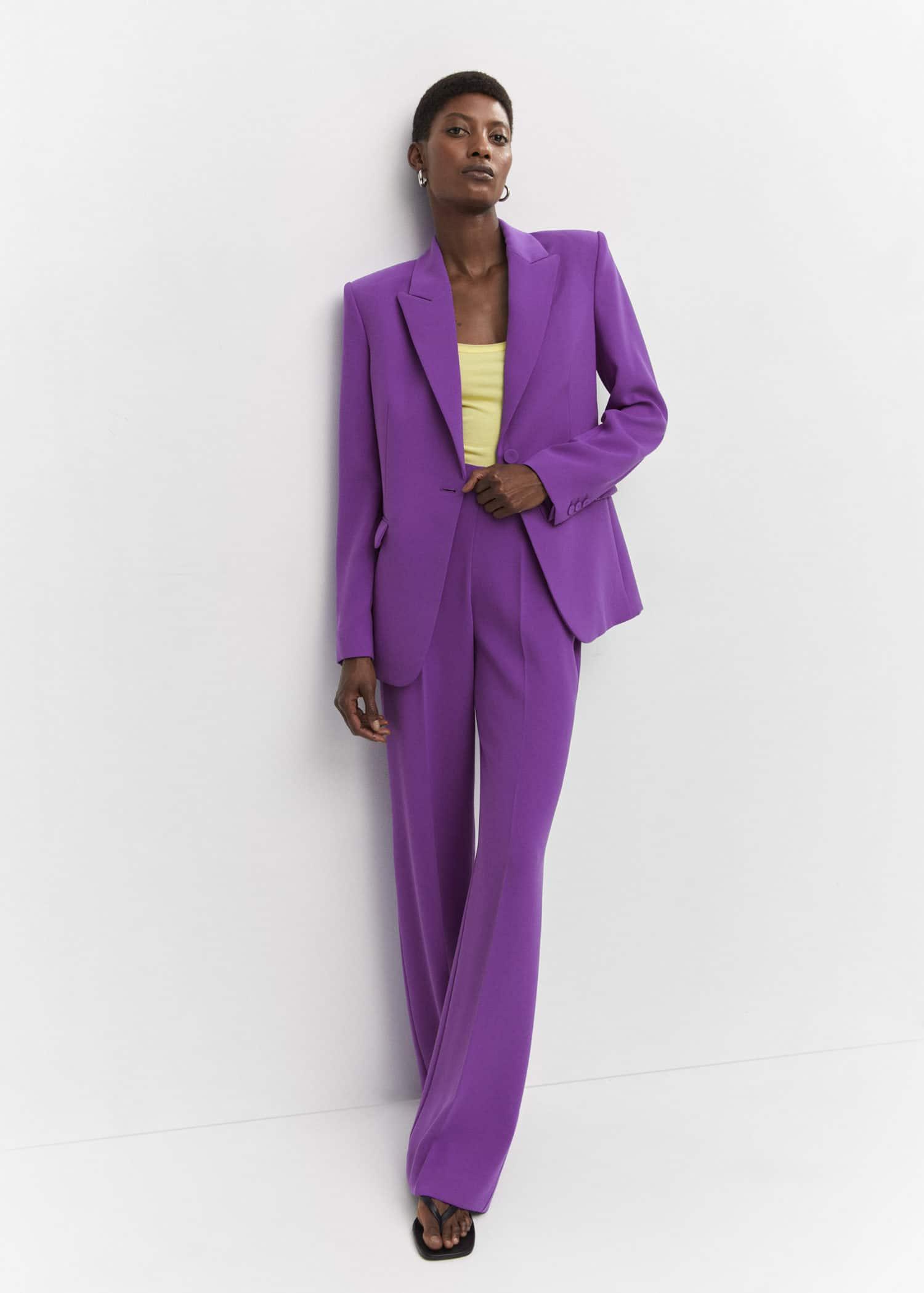 Purple womens deals suit jacket