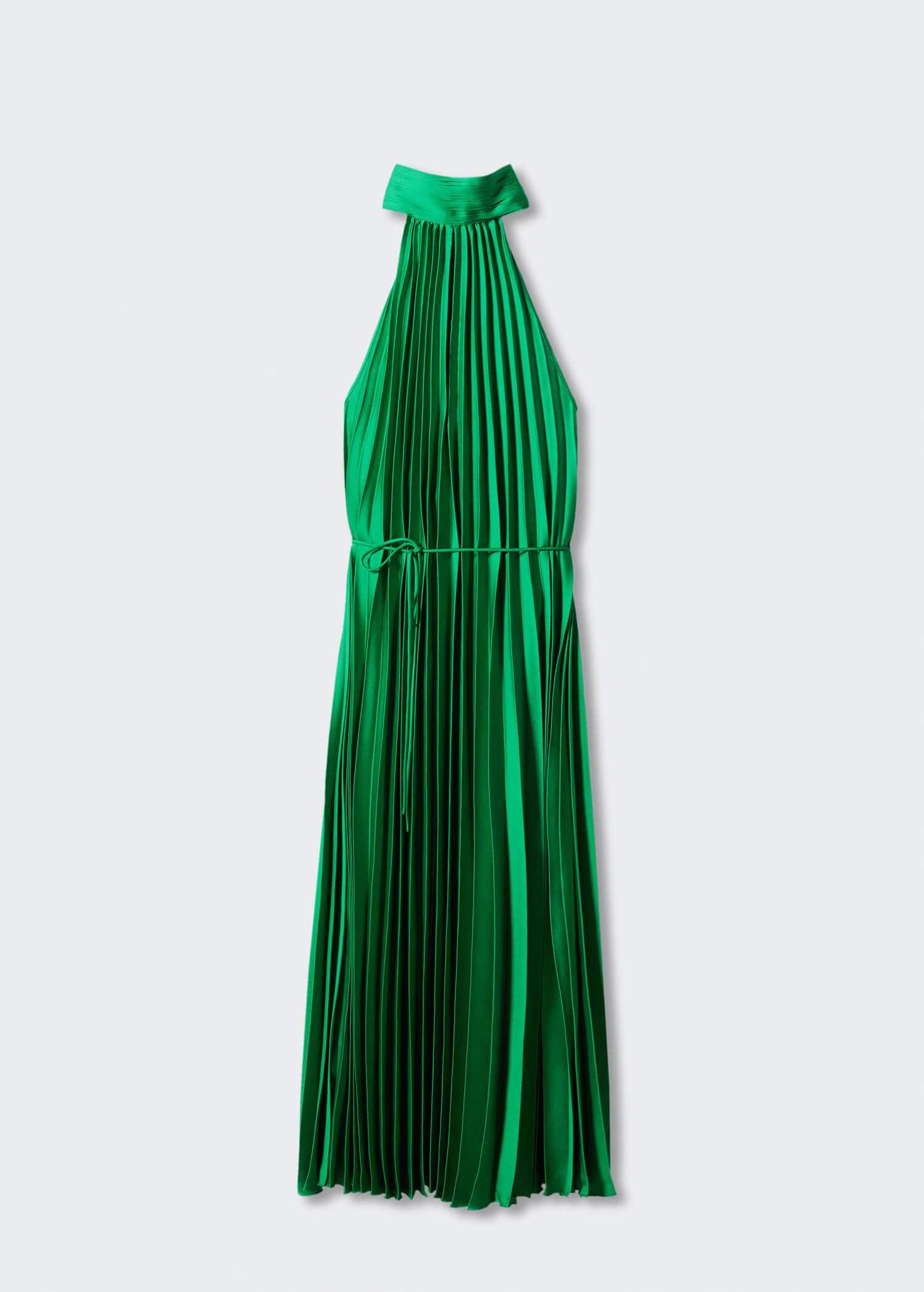 strapless open back dress Greatness Brown Off Shoulder Pleated Maxi Dress – SheLikesBVI.com main image 1