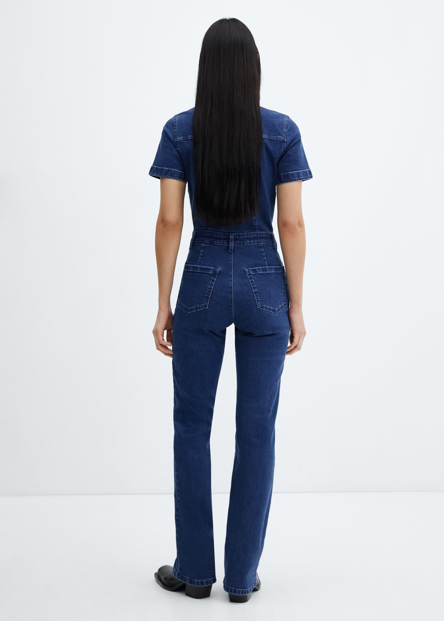 Mango jeans hot sale jumpsuit