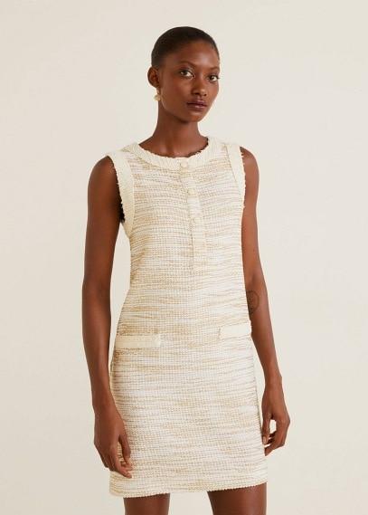 mango tweed dress