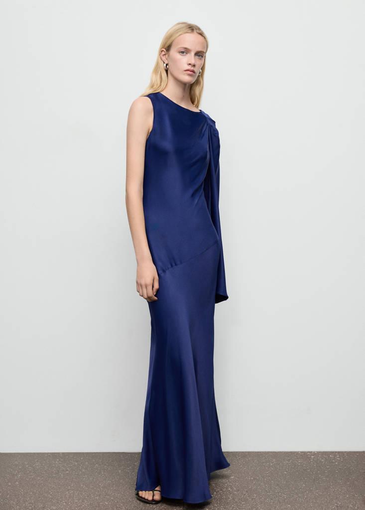 Mango Silk Dresses for Women | Lyst