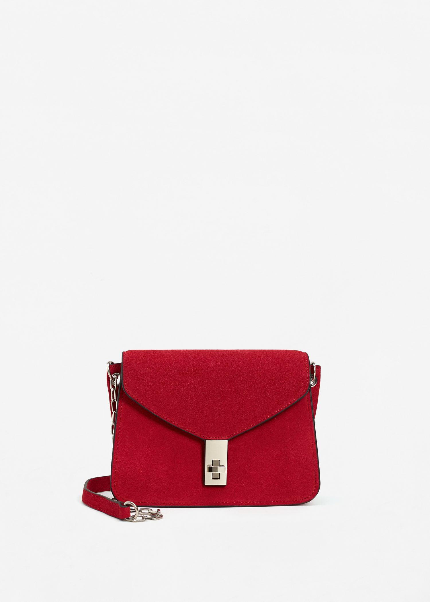 mango suede bag