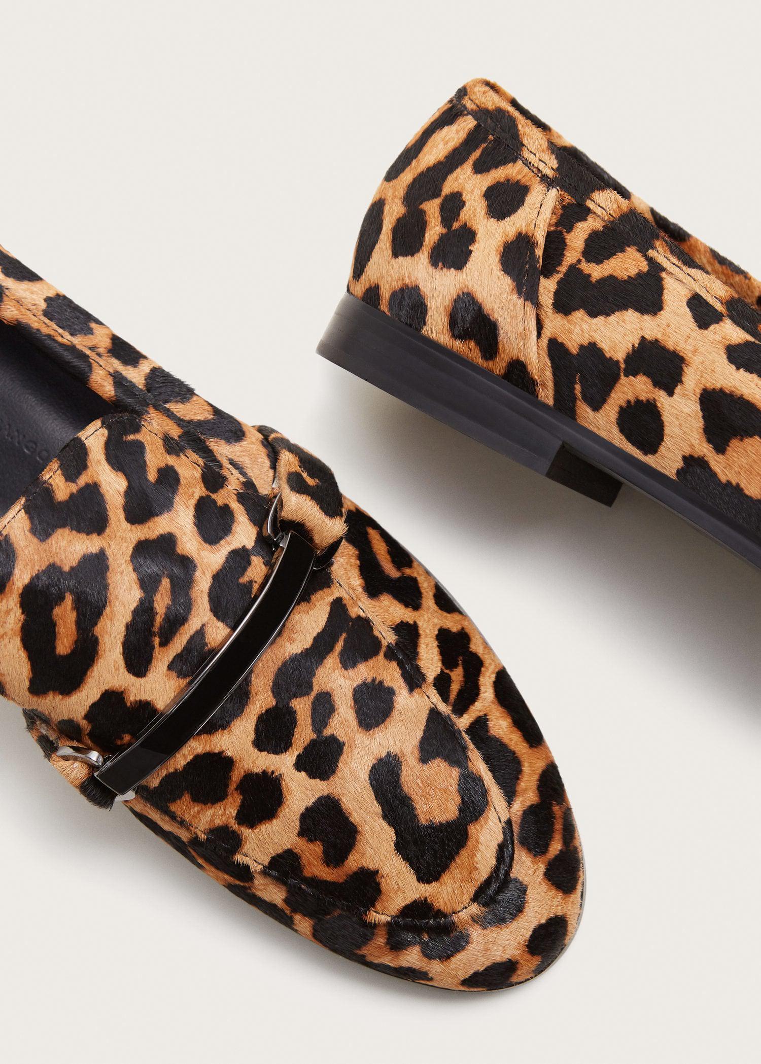 mango leopard shoes