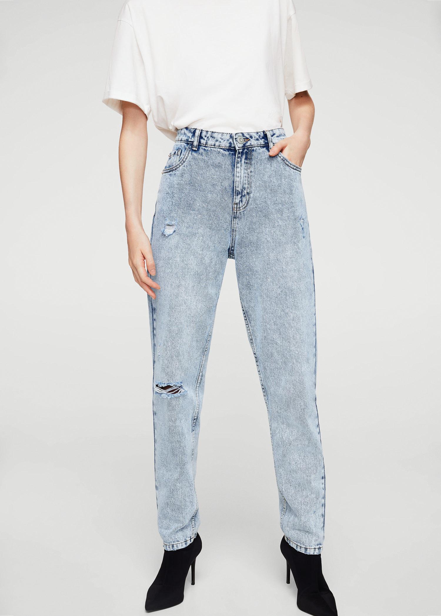 mom relaxed jeans mango