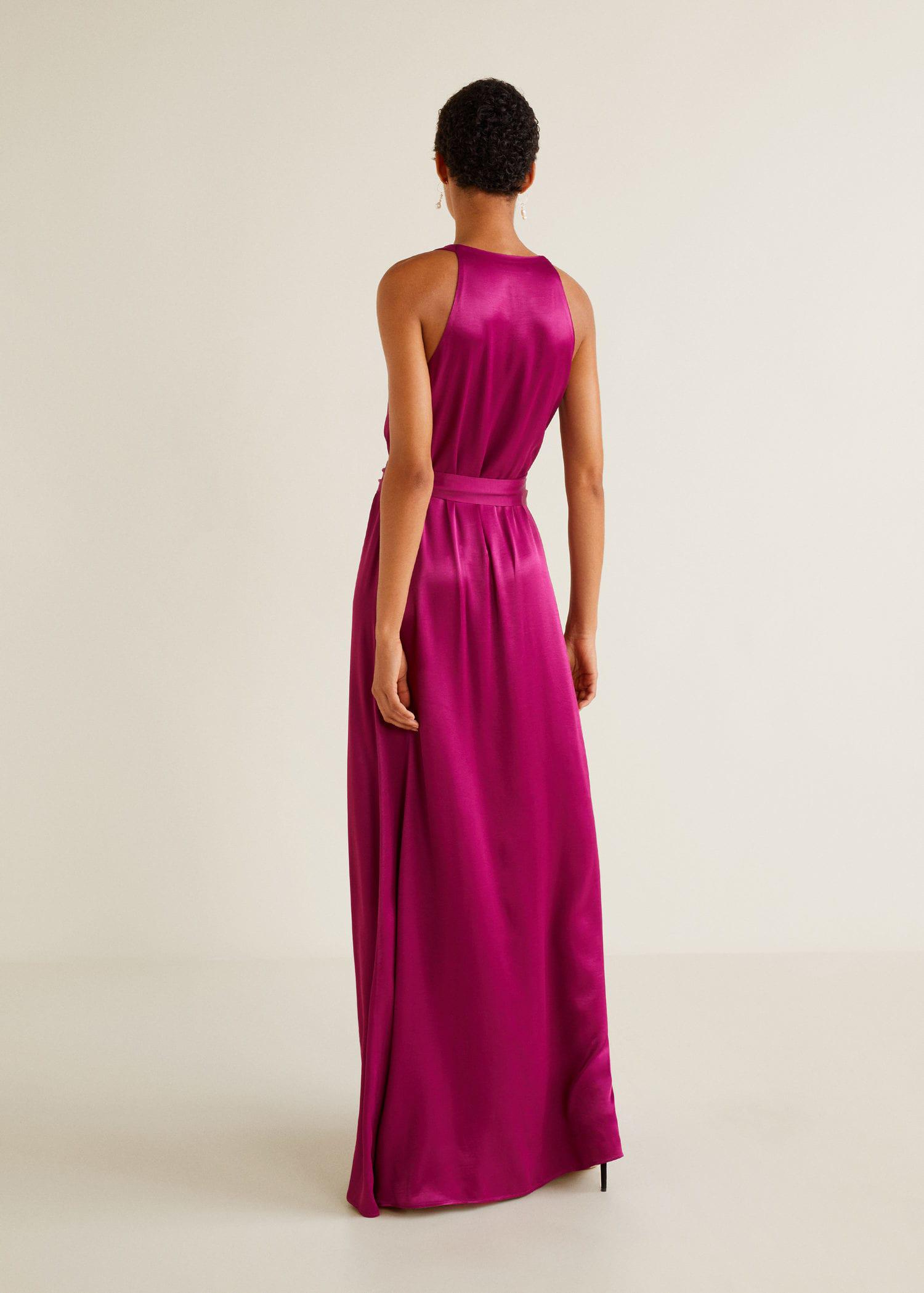 mango fuchsia dress