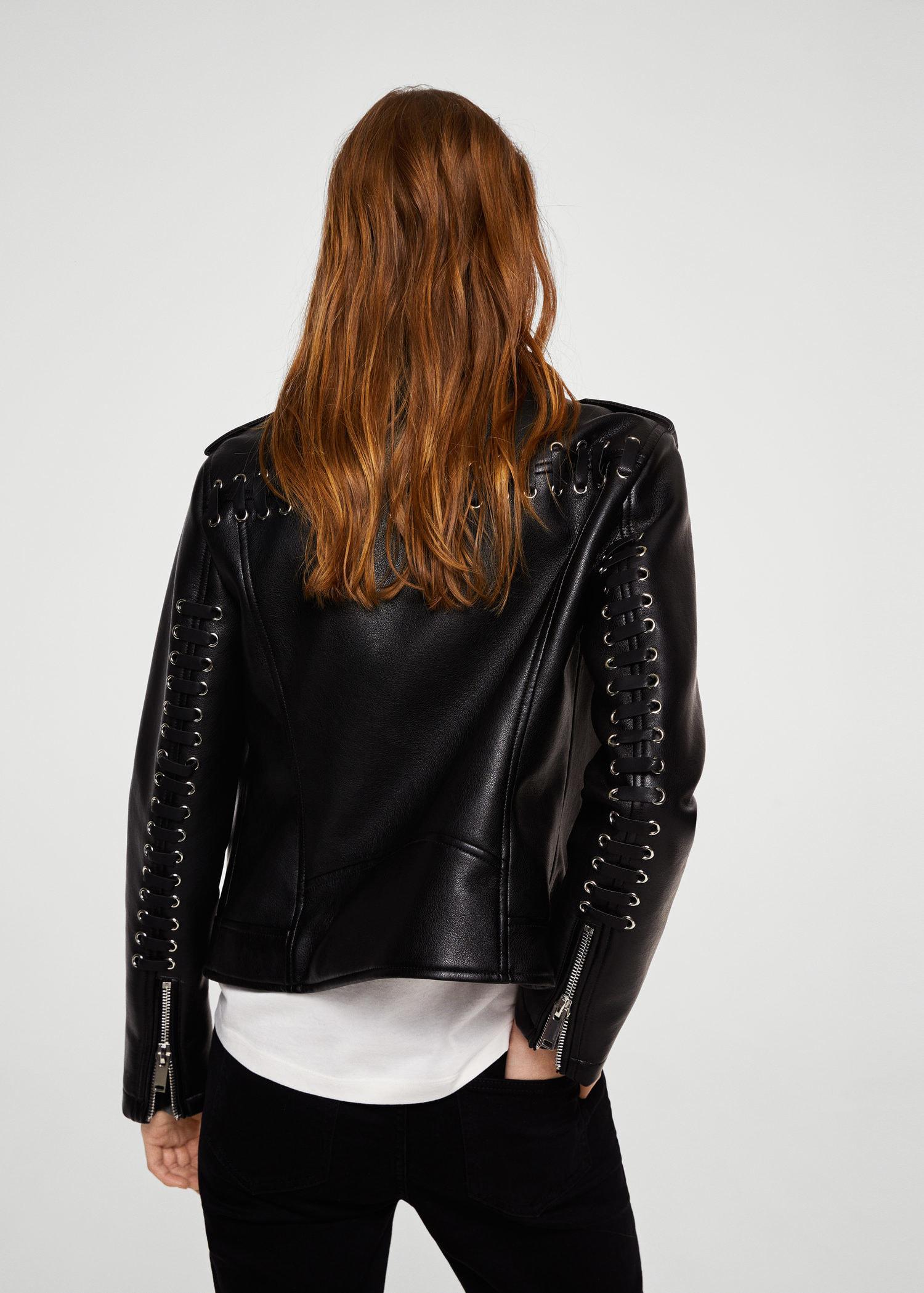 leather fringe biker jacket