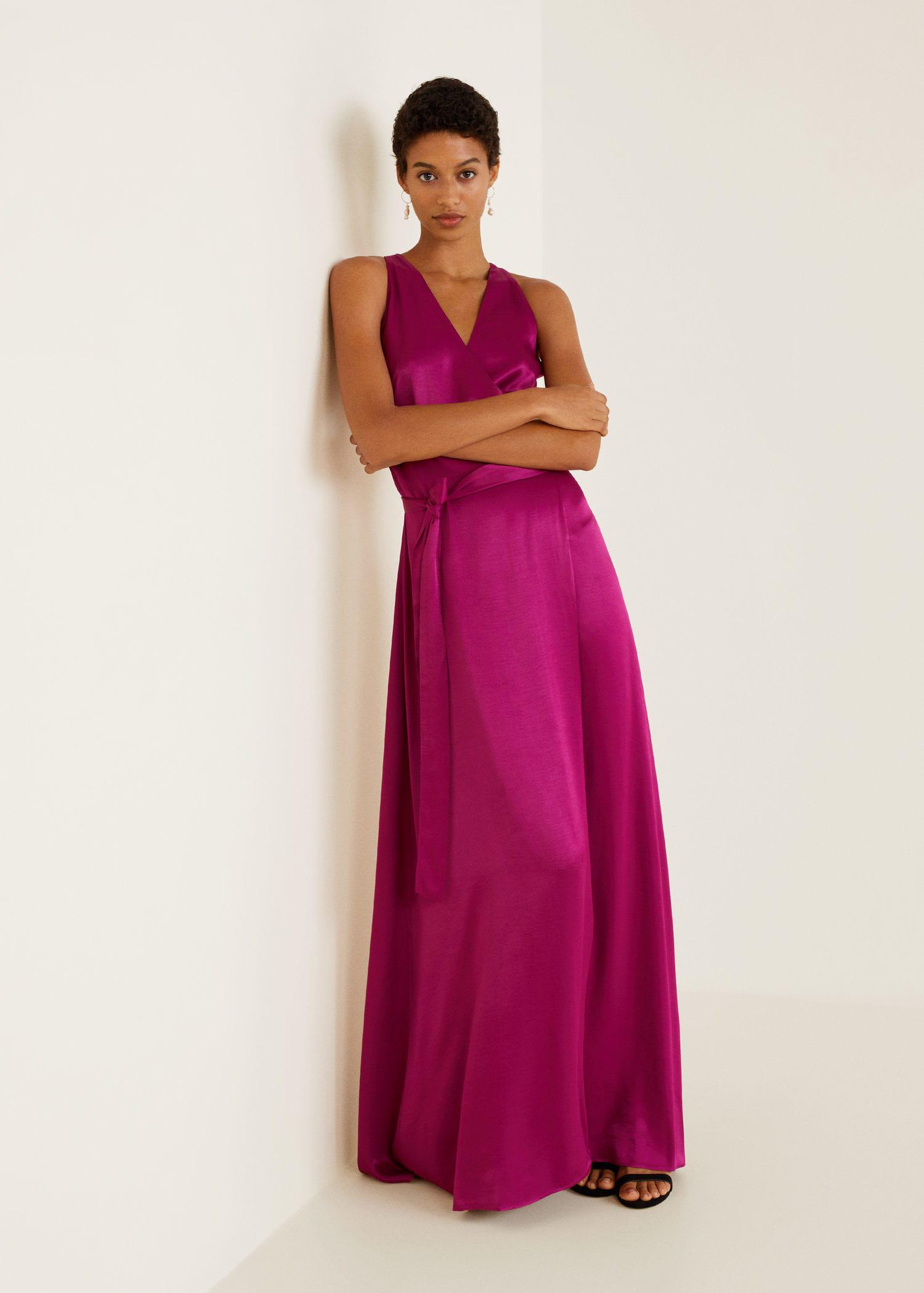 mango fuchsia dress