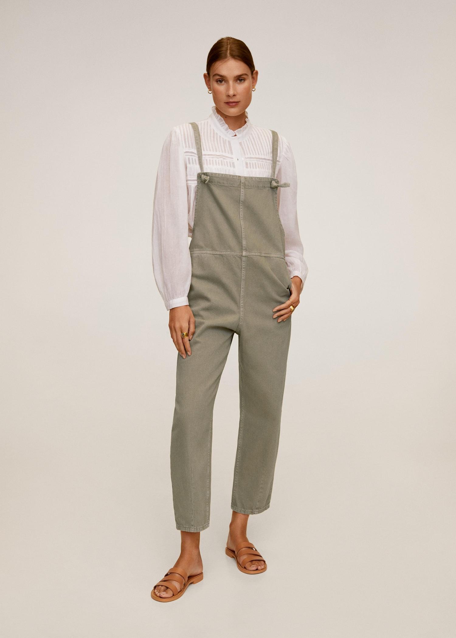 Mango green dungarees Clearance