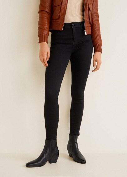 mango jane jeans black