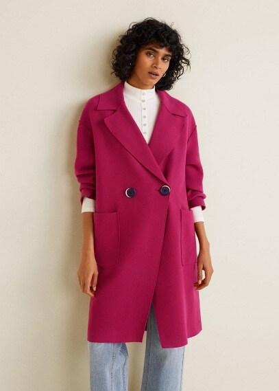 mango unstructured coat