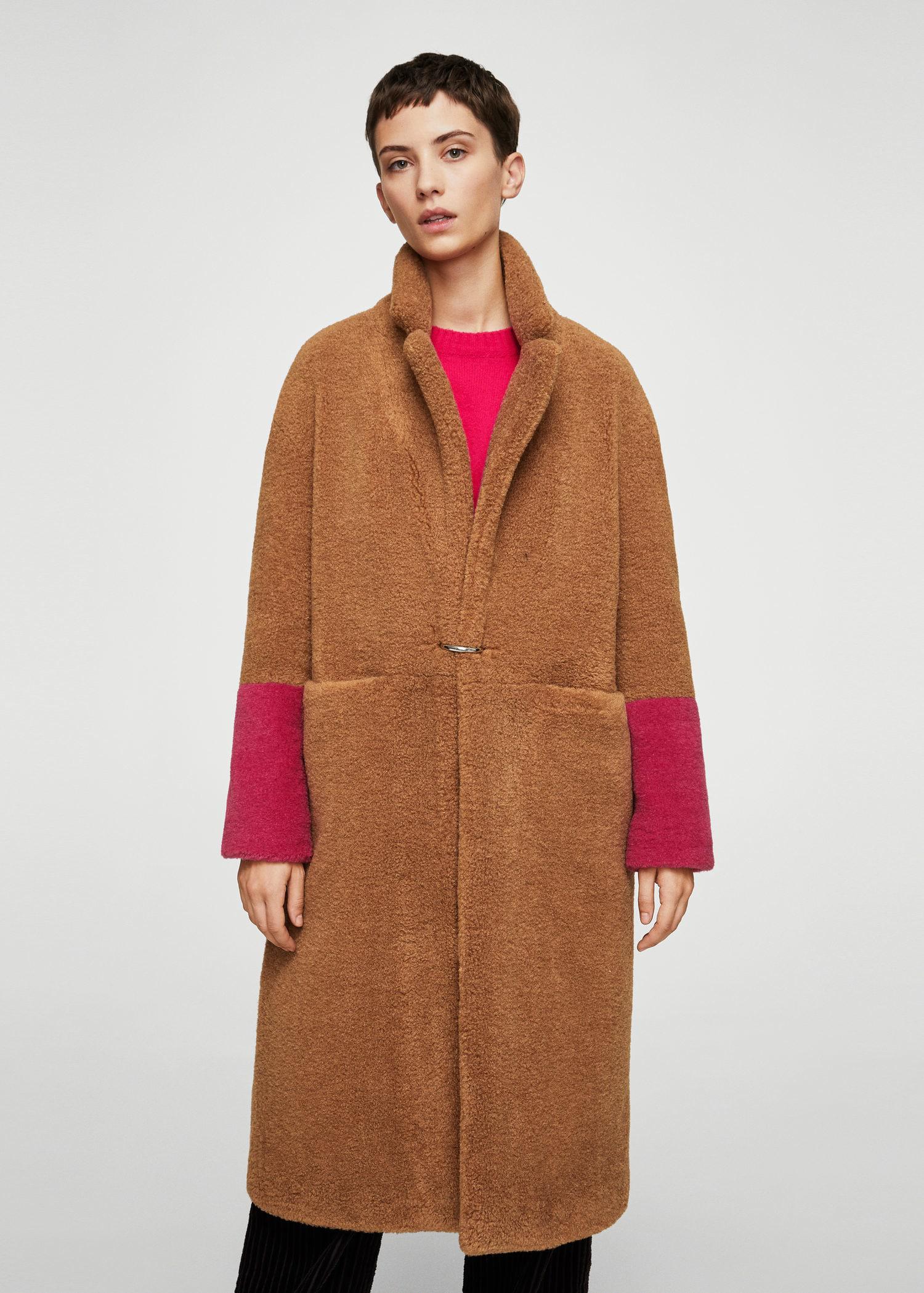 teddy coat mango