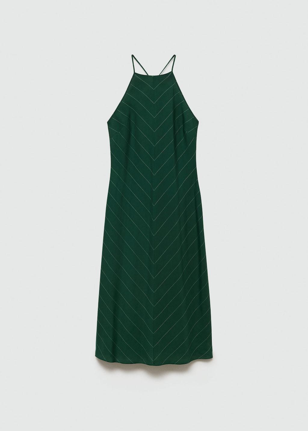 Mango pinstripe dress online