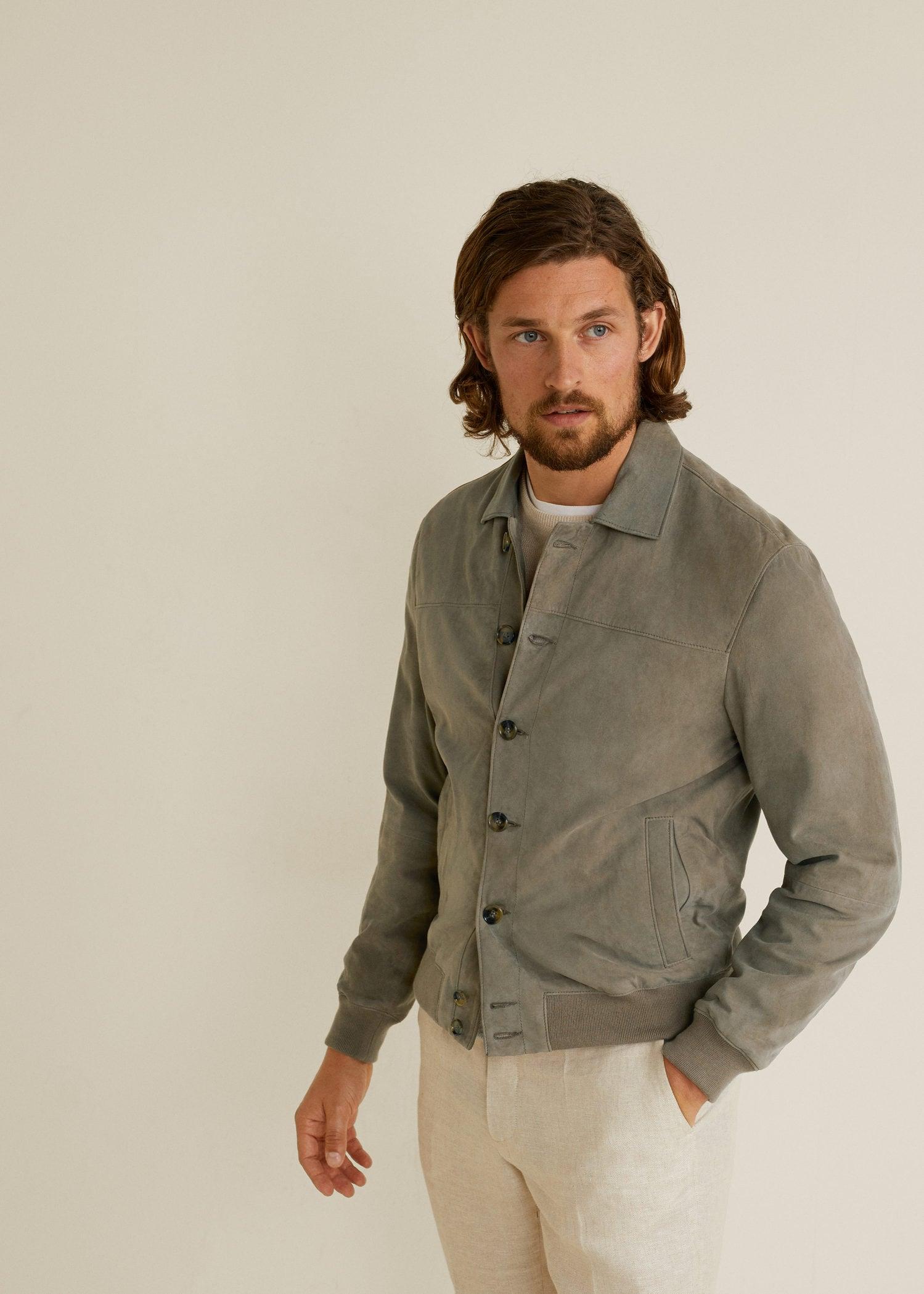 mango man suede jacket