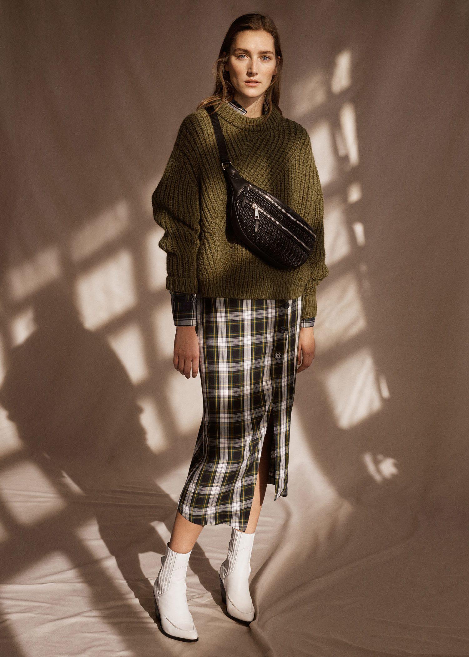 mango zip detail belt bag