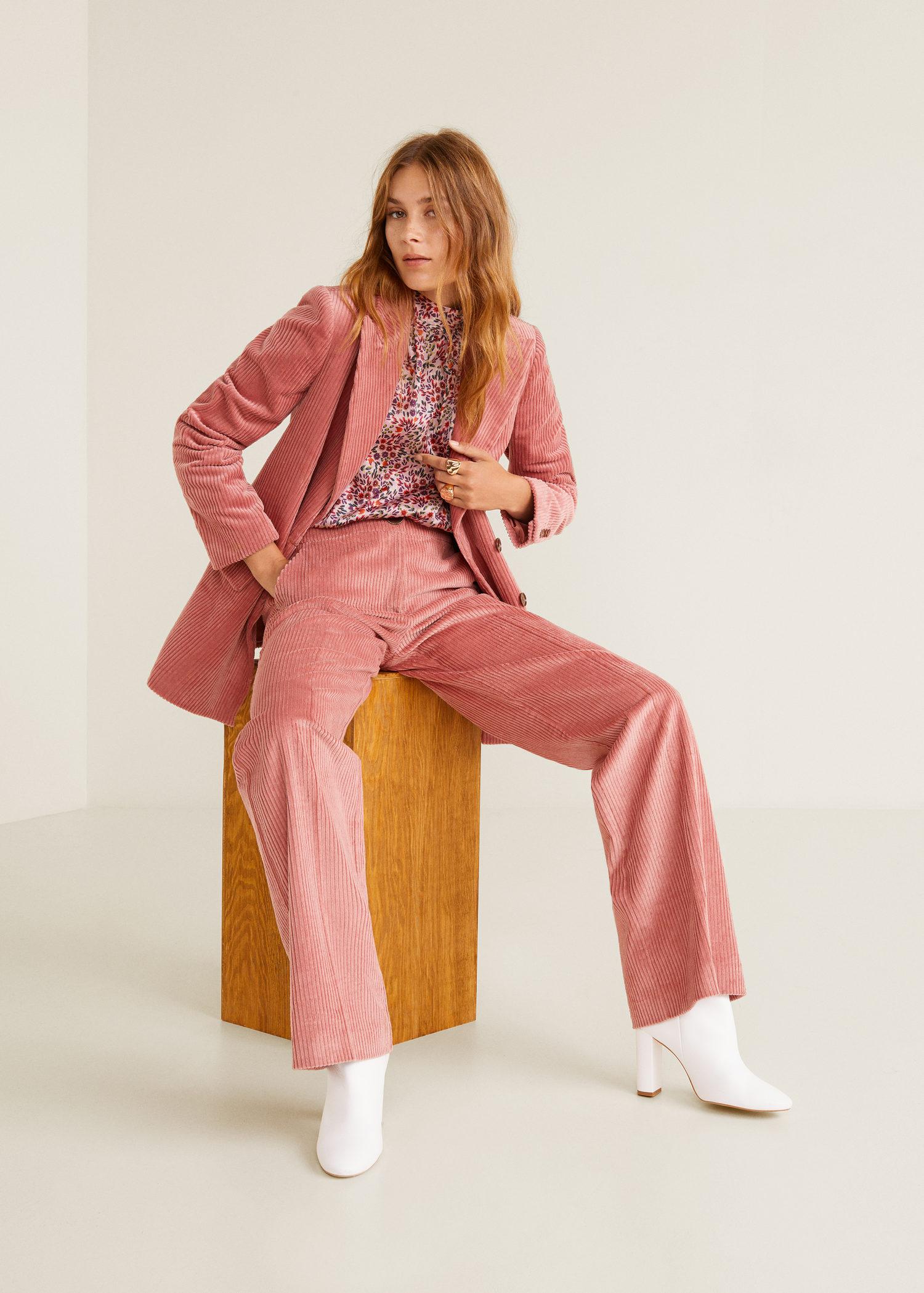 mango corduroy pants