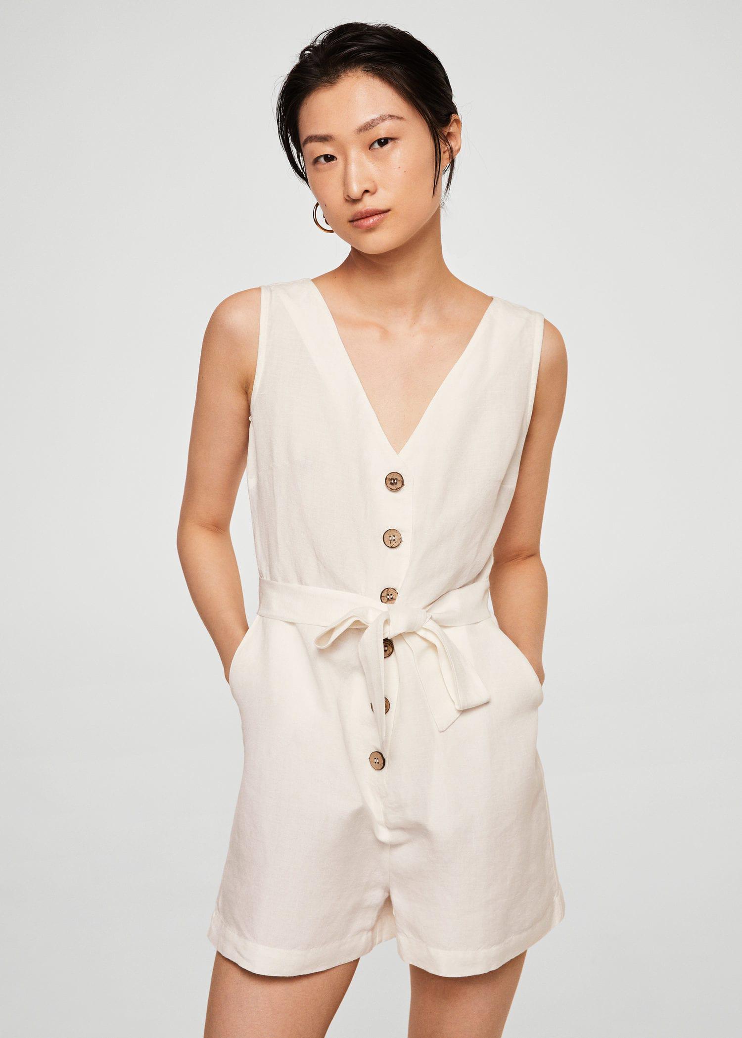 mango short jumpsuit