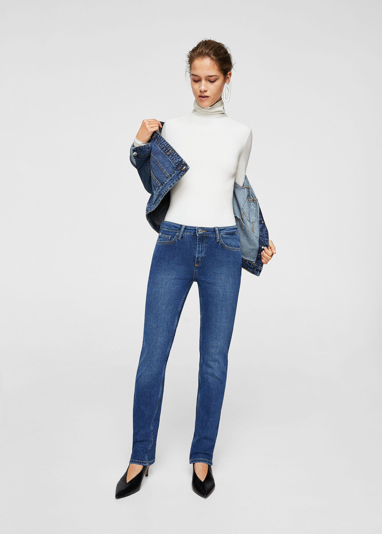 mango anna straight jeans