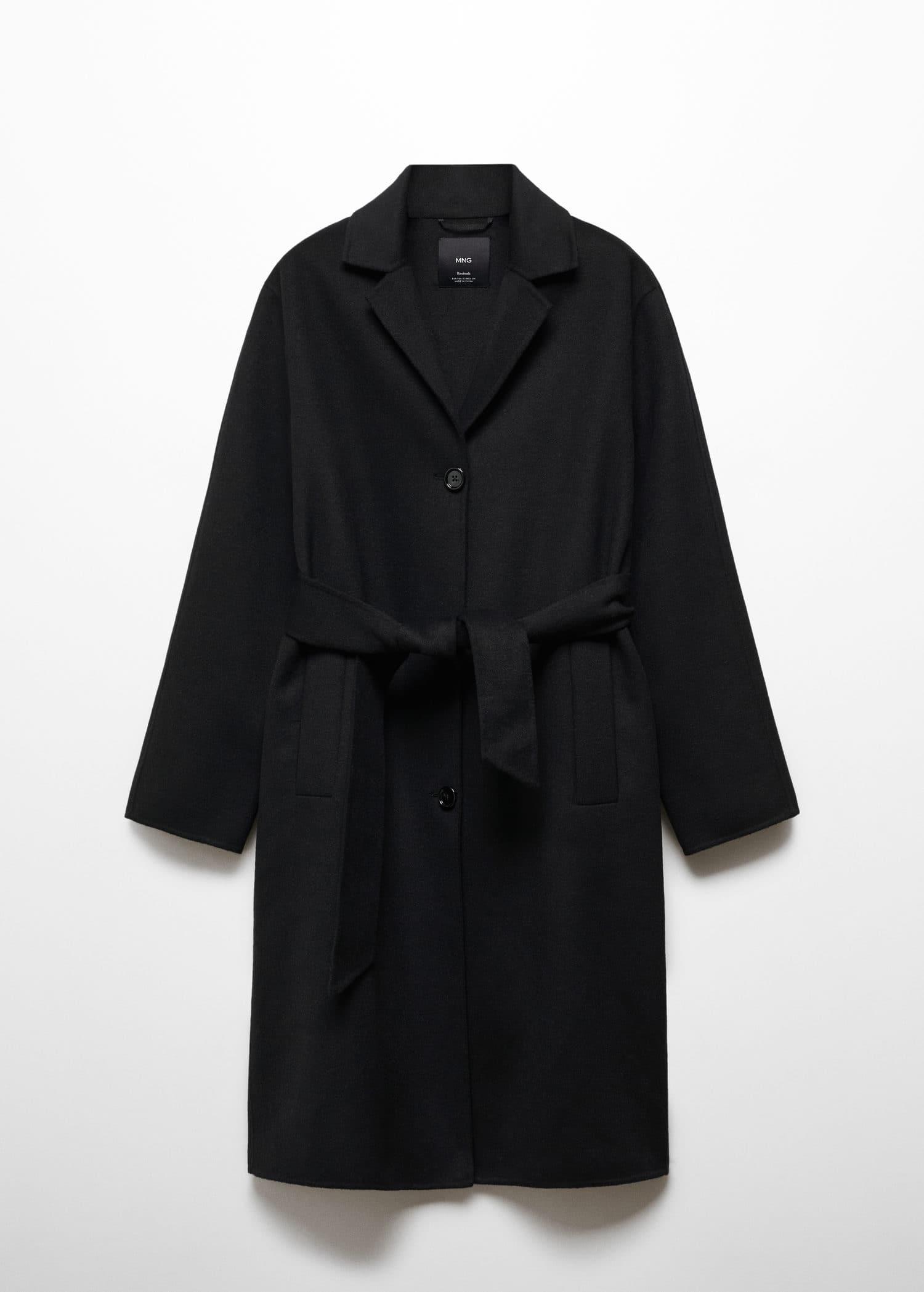 Autumn Winter Women Black Elegant Long Wool Coat 3757 Autumn Winter Women Black Elegant Long Wool Coat 3757