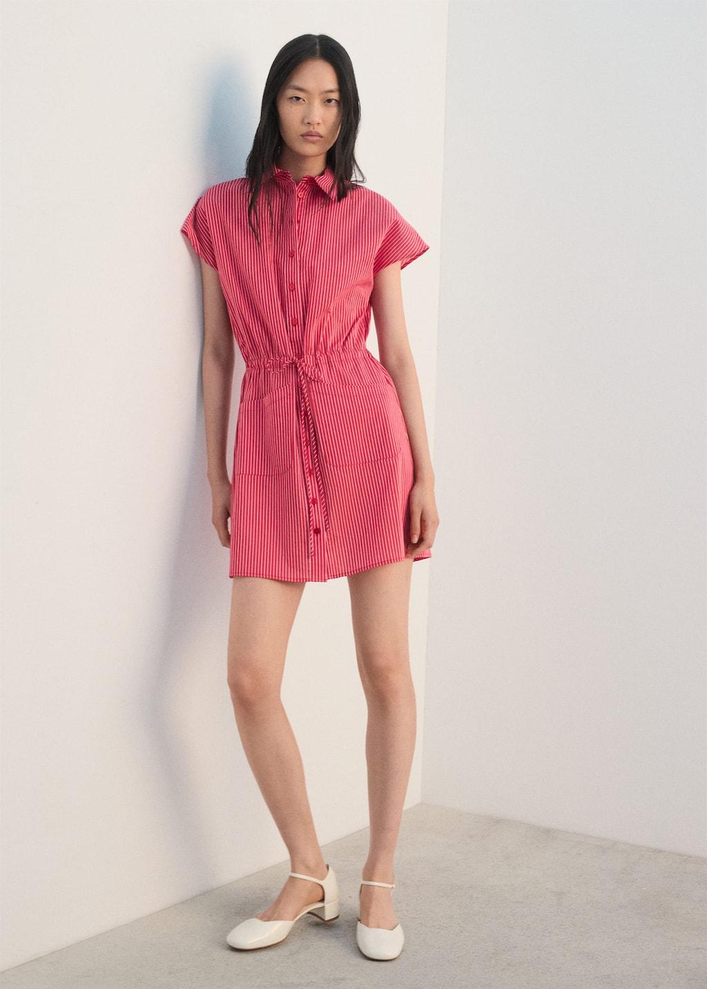 Tunique Femme Mango Taille 40 En Ramie - Couleur Rose, Coupe Regular, Neuve Sans étiquettes