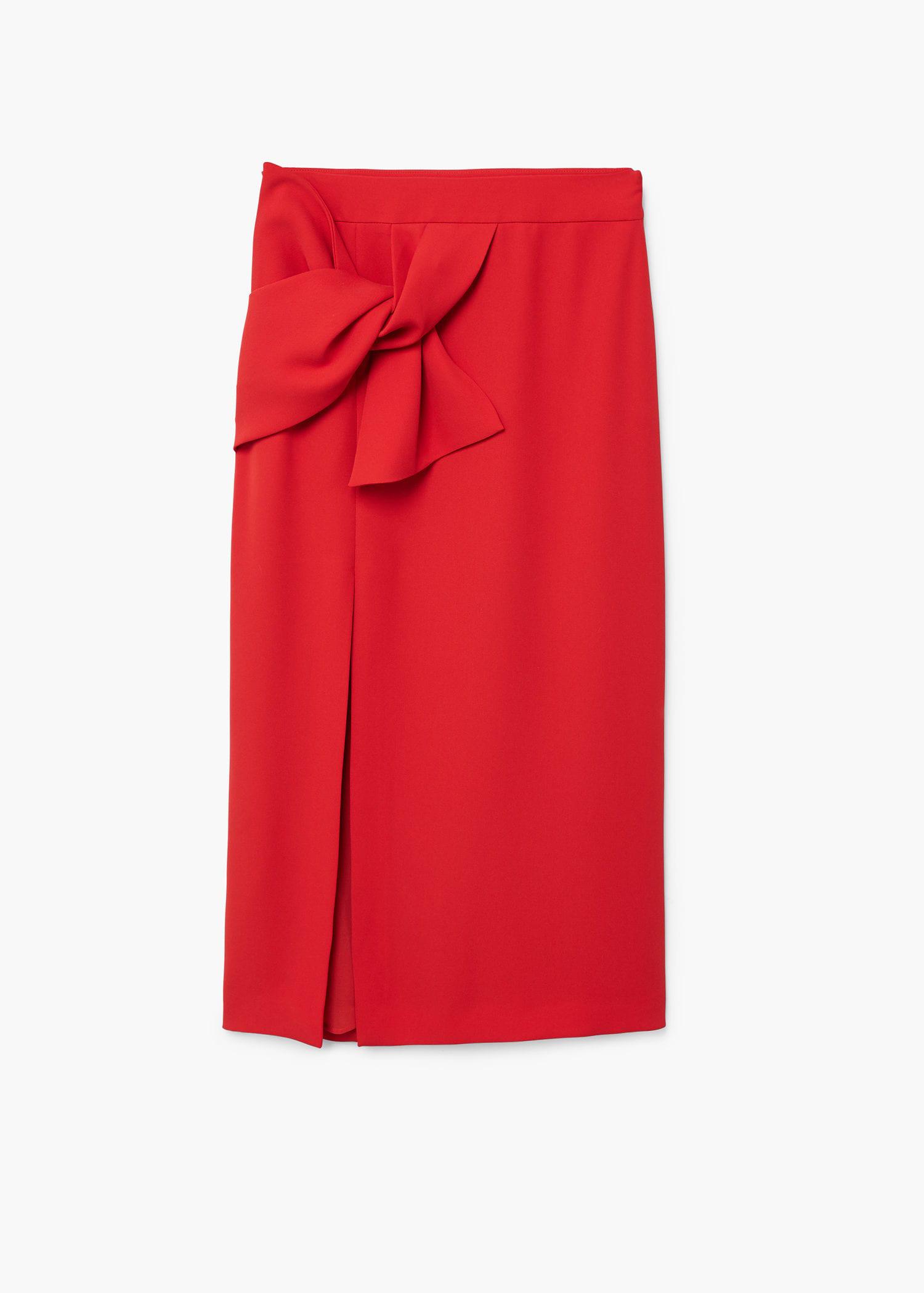 Mango red skirt Clearance